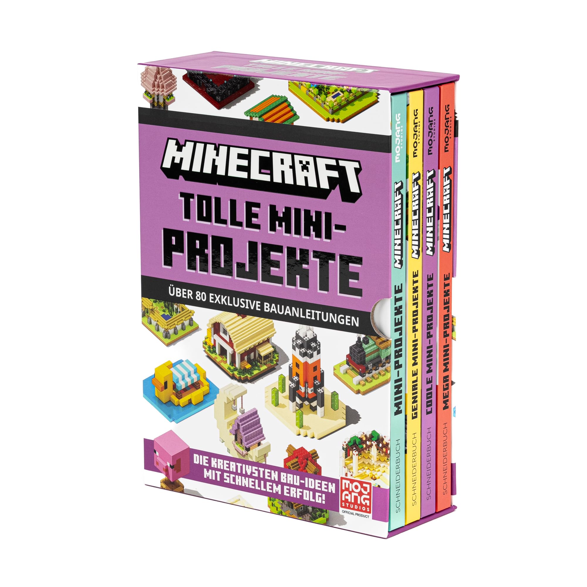 Minecraft Tolle Mini-Projekte (Schuber): Praktischer Schuber mit über 80 kleinen Bau-Projekten im Minecraft Kreativmodus | Schritt für Schritt zum ... ab 8 Jahren (Minecraft - Schritt für Schritt)