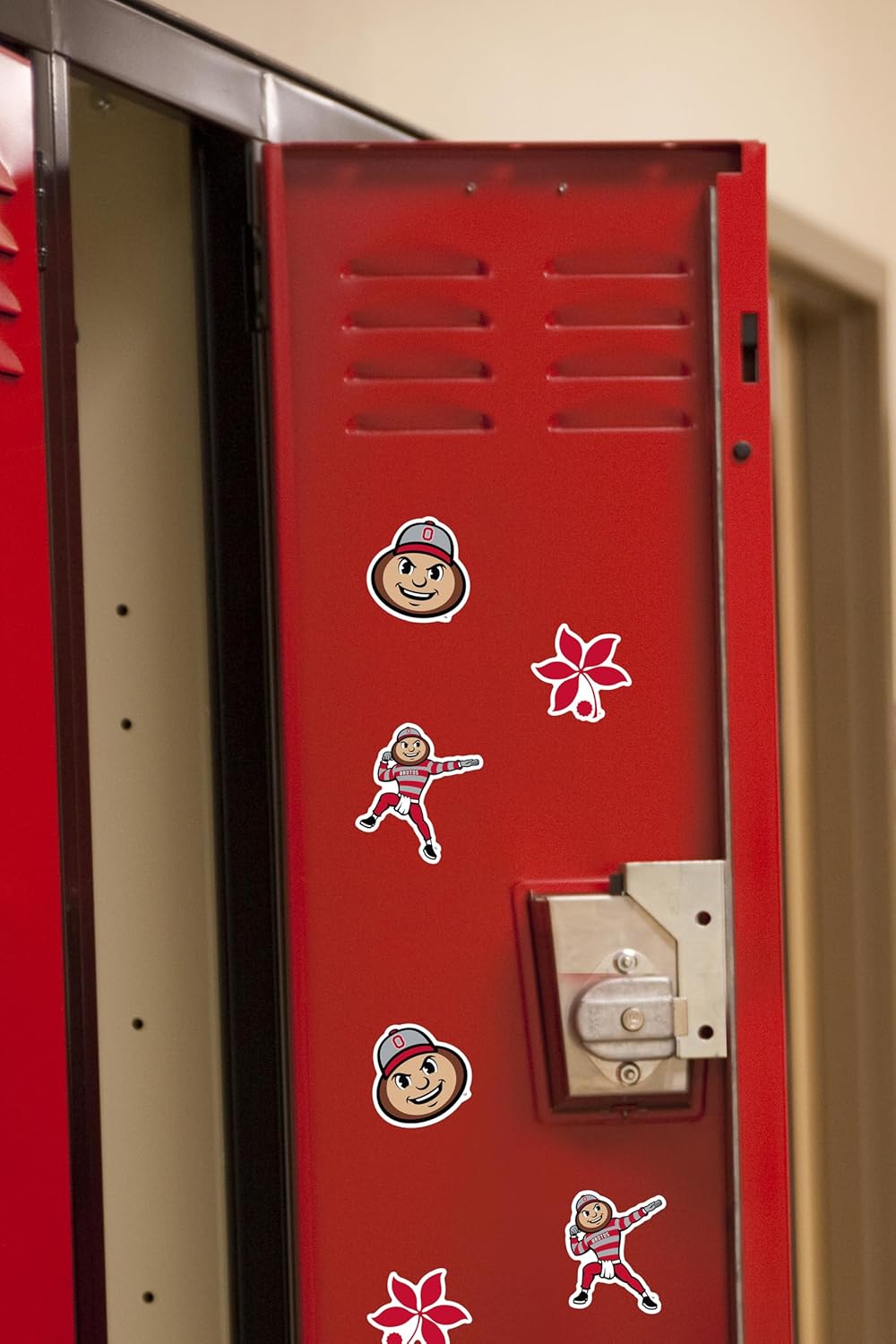 The Ohio State University Buckeyes 50ct Secondary Logo Mascot Vinyl Sticker Pack for Laptop Water Bottle Tablet Scrapbooking Skateboard Indoor Outdoor Decals - Image 4