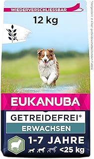 Eukanuba Dog Food Grain-Free with Lamb for Small and Medium Breeds - Dry Food for Adult Dogs, 12 kg product image