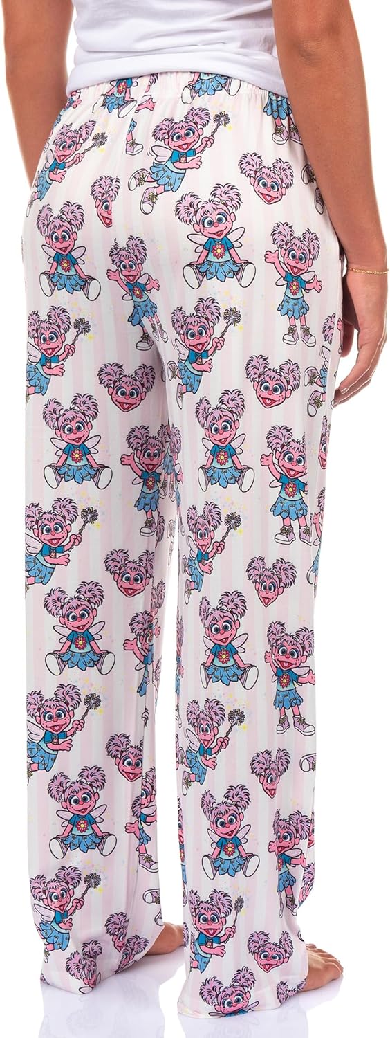 Sesame Street Pajama Pants Women's Abby Cadabby AOP Lounge Sleep Bottoms Loungewear - Image 4