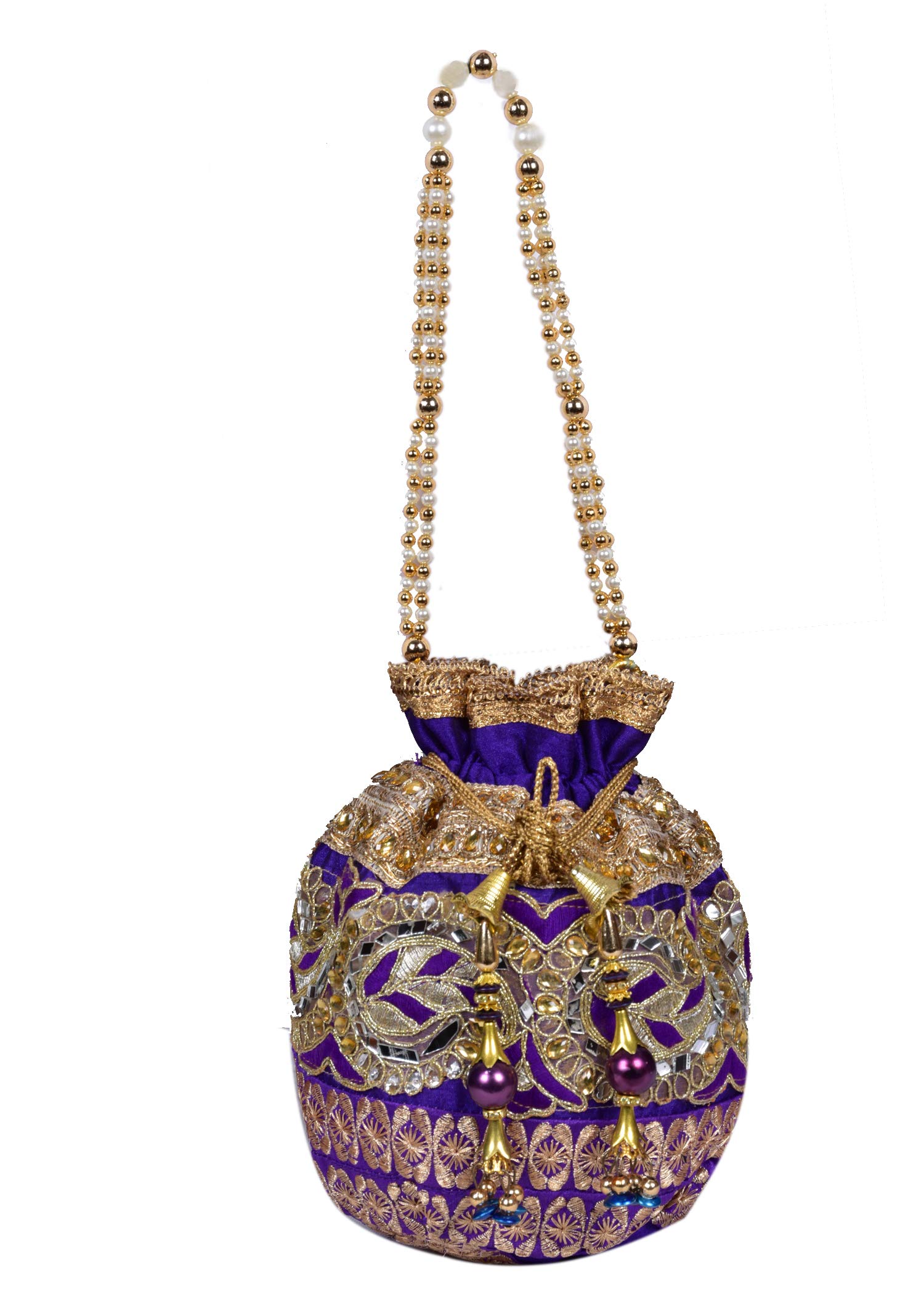 Rajasthani Style Raw Silk drawstring potli Royal Clutch bridal purse, Batwa Bag, shagun potli for Women’s for return gifts, Wedding, Baby Shower, potli bags for ladies-image-42