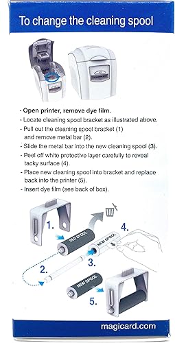 Miniatura 4 de Magicard MA300YMCKO Kit de cinta de color (YMCKO, 300 impresiones) para impresoras de tarjetas de la serie Enduro, Rio Pro y Pronto directamente del