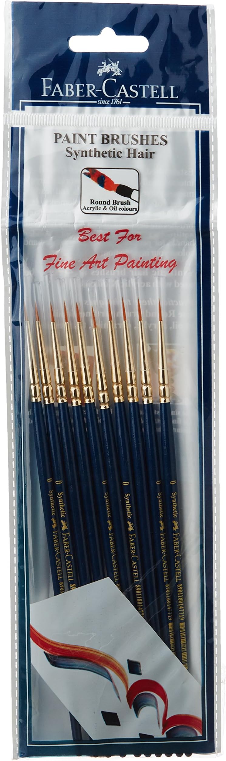 A.W.Faber-Castell I Pvt Ltd Tri-Grip Synthetic Hair Round Assorted