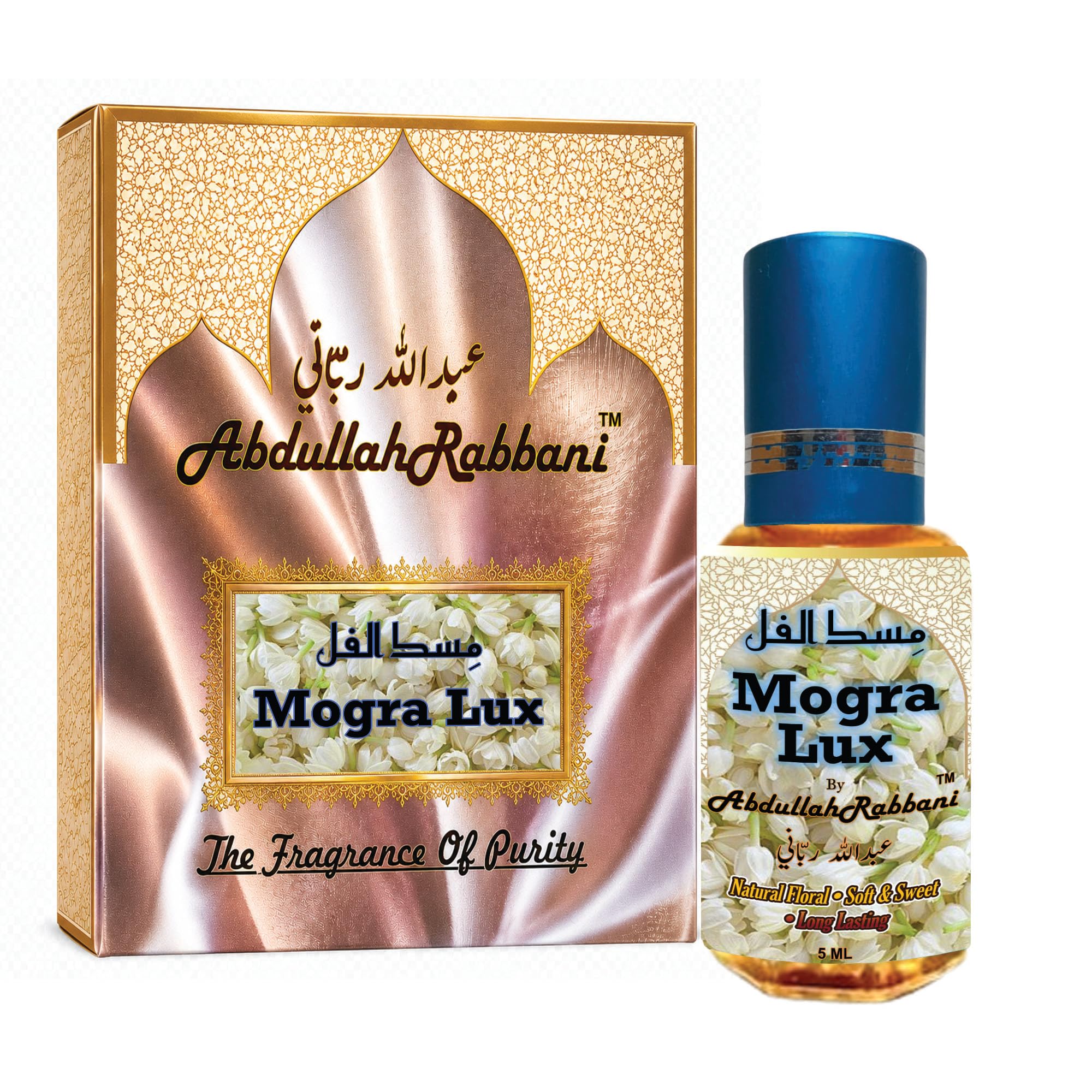 Mogra Attar by AbdullahRabbani – Fresh Floral White Blossom with Soft Musky Elegance | Itra | Ittar | Alcohol Free Oil Based Perfume | Long Lasting Traditional Fragrance | Unisex Attar 5 ML-image-47