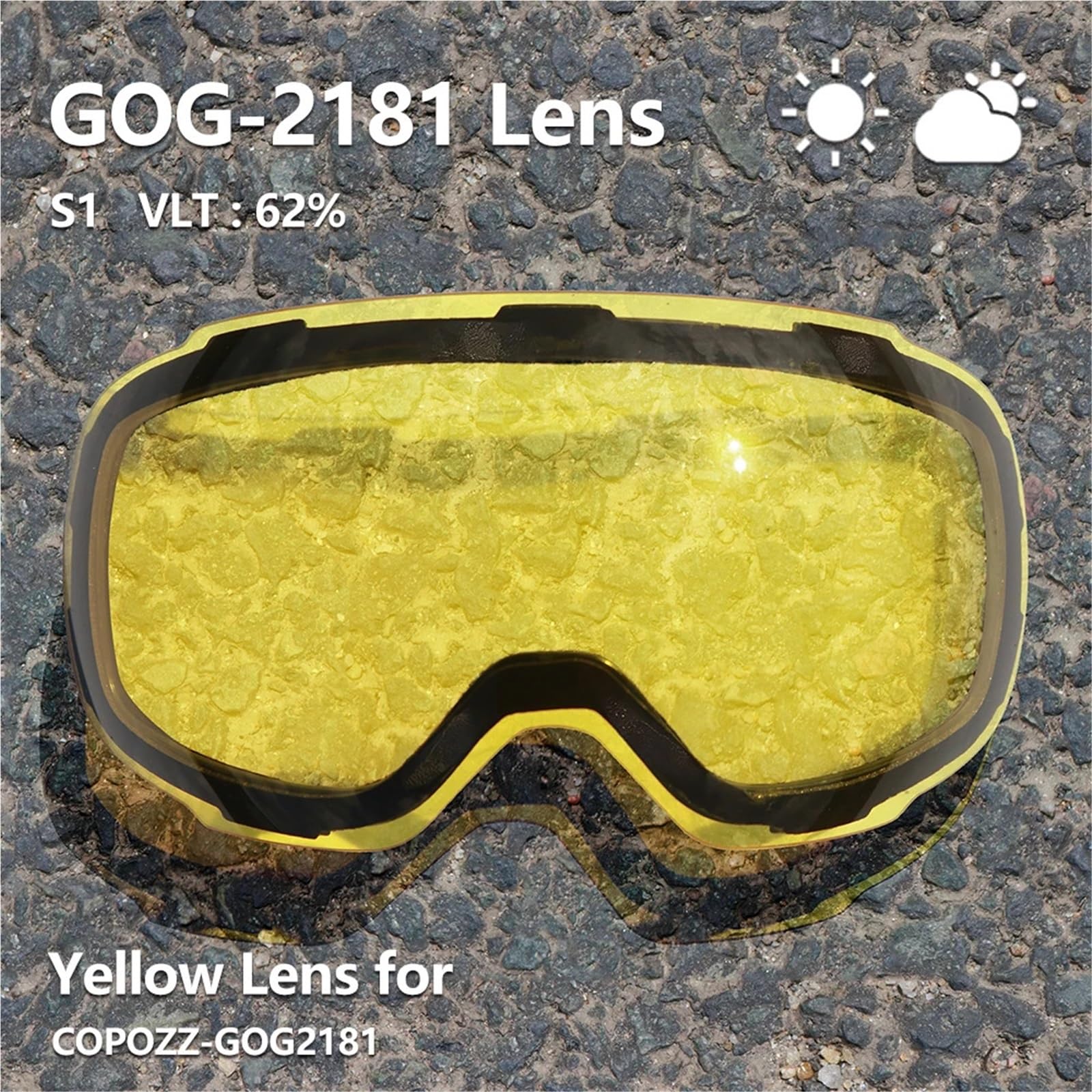 Gafas De Esqui Gafas de esquí magnéticas profesionales for hombre y mujer, lentes de repuesto rápido y funda protectora, gafas de esquí for Snowboard antivaho