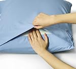 Home Beyond & HB design - 2-Pack Premium Pillowcase Set (King Size, 20x40-Inch, Blue) - Super Soft Microfiber Bed Pillow Covers with Envelop Closure - Wrinkle and Fade Resistant Pillow Cases