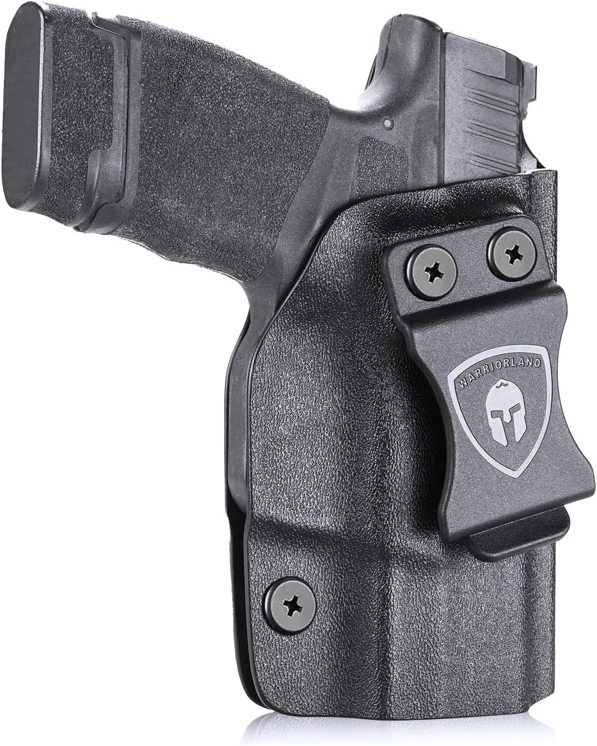 WARRIORLAND IWB Kydex Holster for Springfield Armory Hellcat/Hellcat OSP/Hellcat RDP - Conceal Carry Appendix Holster, Adj. Cant & Retention, Optic Cut Style/Right- / Left-Hand Optional