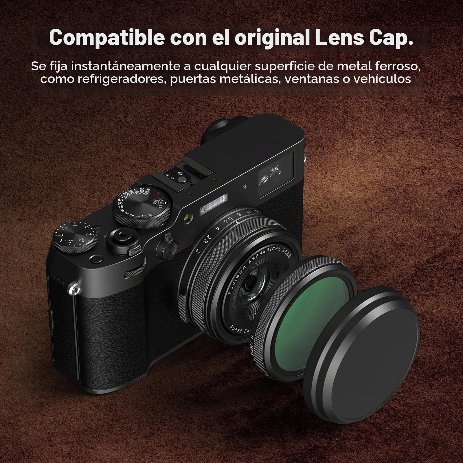 SmallRig Filtro UV para FUJIFILM X100VI / X100V, 99% de transmisión de luz, lente de vidrio óptico, impermeable y antiarañazos, marco de aluminio ligero, filtro de protección de lentes, paño de
