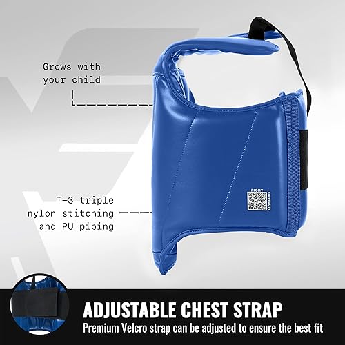 Miniatura 3 de Tae Kwon Do Karate - Protector de pecho para artes marciales de 4 a 8 años, para niños jóvenes, boxeo, kickboxing, Muay Thai y Krav MAGA Sparring