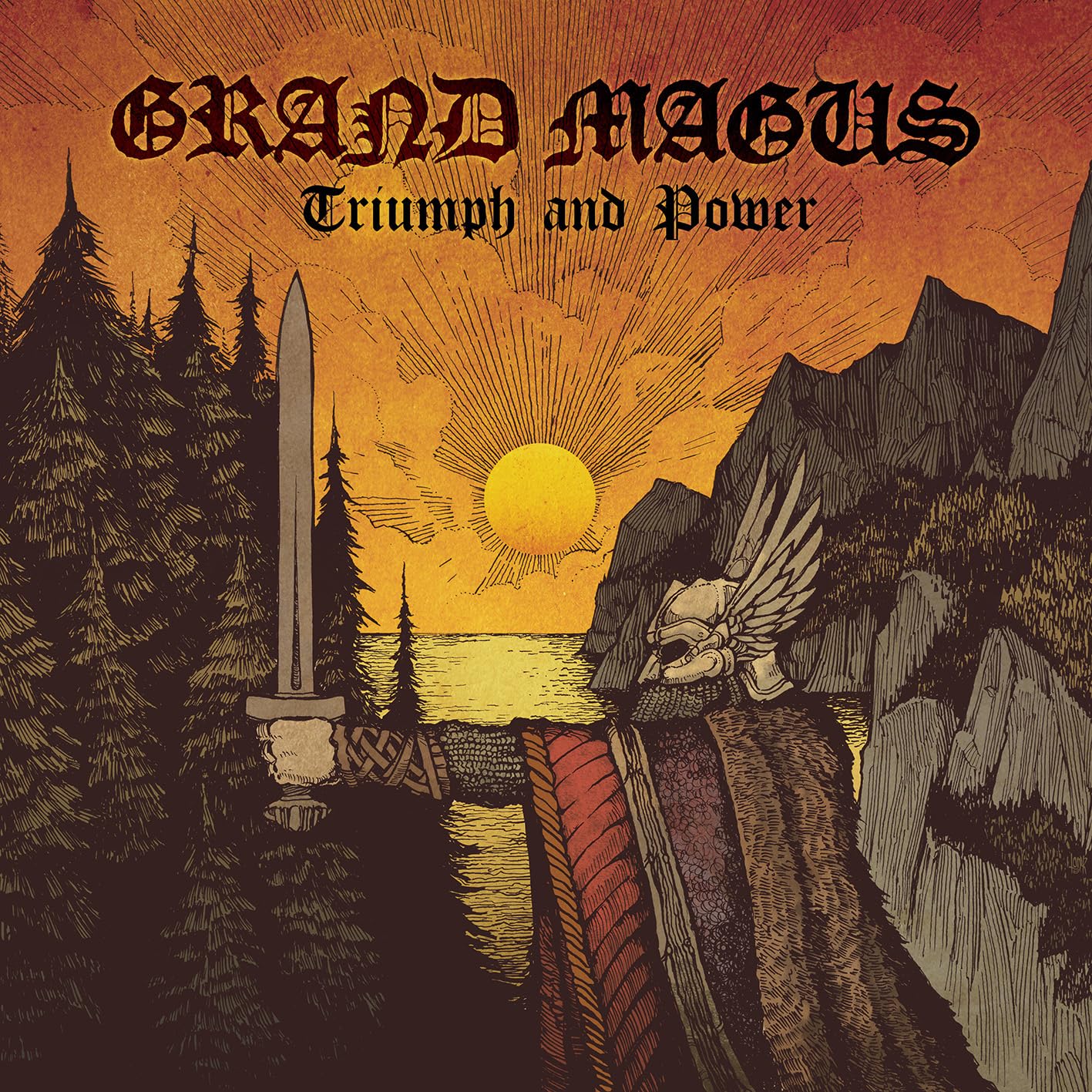 Grand Magus Triumph and Power (10th Anniversary Transparent Crystal Vinyl) LP