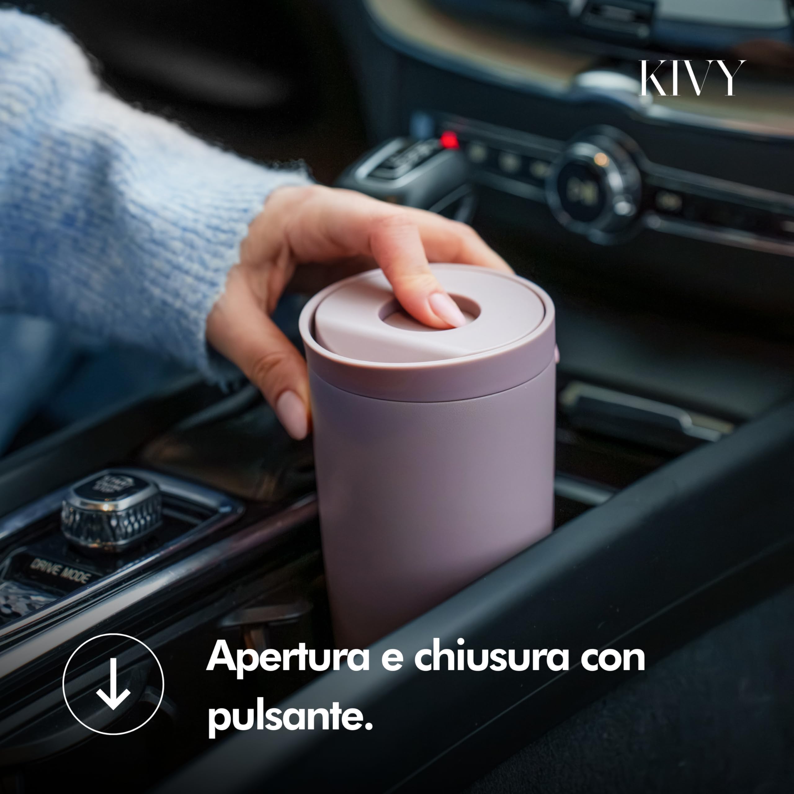 KIVY Tazza Termica 350ml [BICCHIERE CAFFÈ DA ASPORTO] - Thermos in Acciaio Inox Per Caffè o Tè - Bicchiere Termico Da Viaggio - Bicchiere da Caffè Lavabile in Lavastoviglie e Antigoccia - Verde