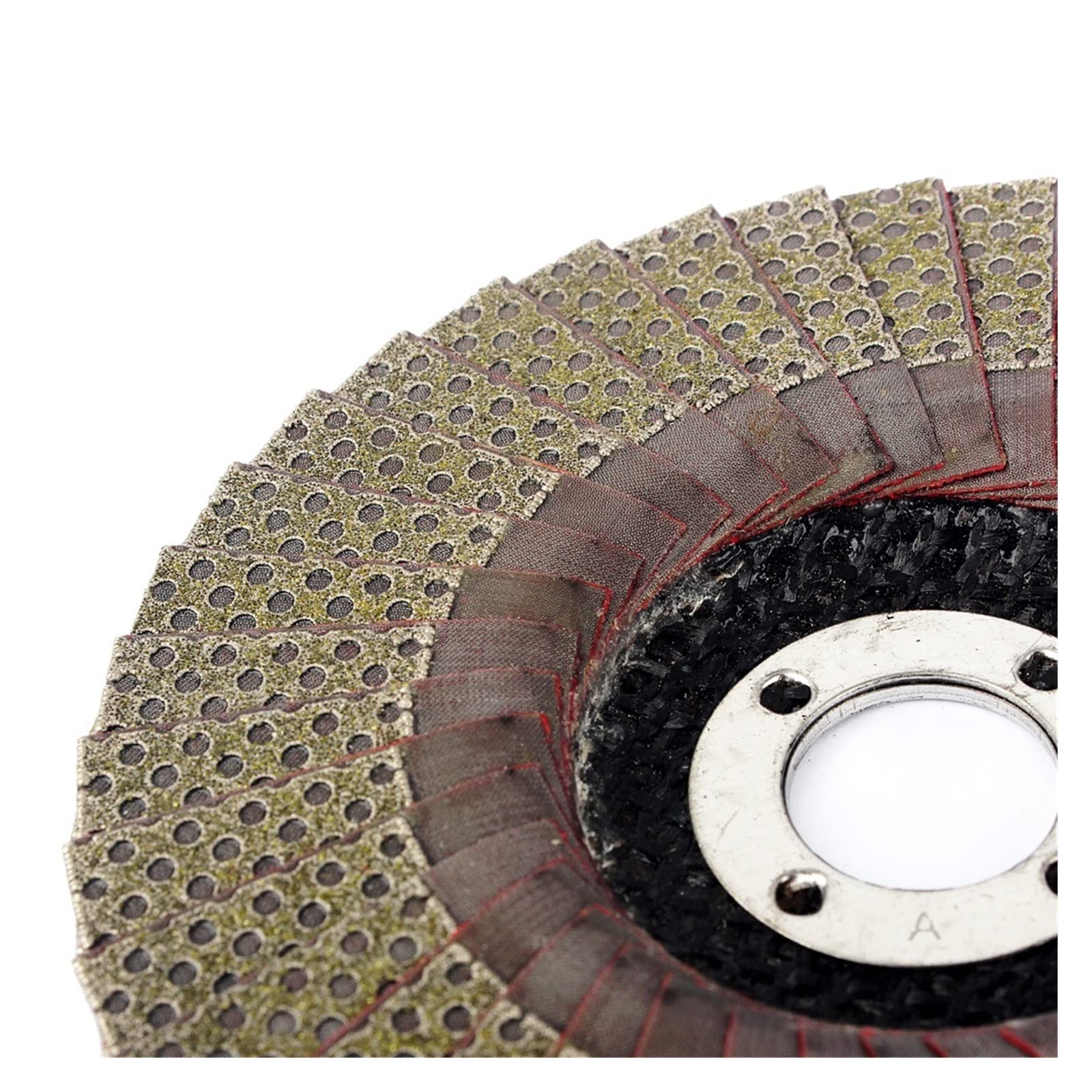 Arkusz ścierny diamentowy, 4" Diamentowa tarcza polerska do szlifowania, tarcza listkowa, 100 mm, 1 sztuka, szlifierka kątowa, kamień, metal, plastik, narzędzie ścierne(60)