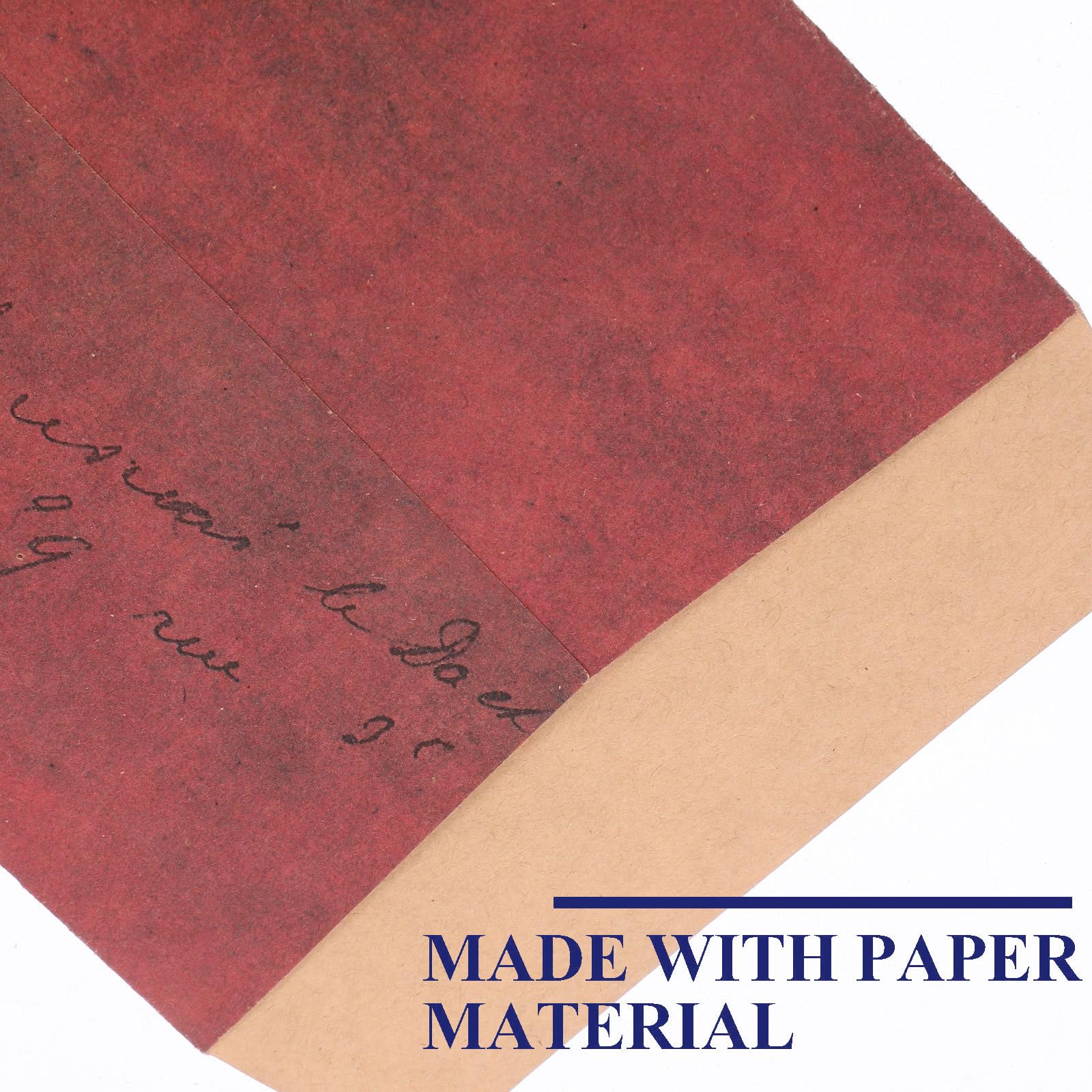 VALICLUD Papiertüten Saatgutaufbewahrungstaschen Multifunktionale aus Papier 100 Stück Rote Vintage 4x6 Zoll Flache Bastelpapiertüten für Verpackung und Aufbewahrung