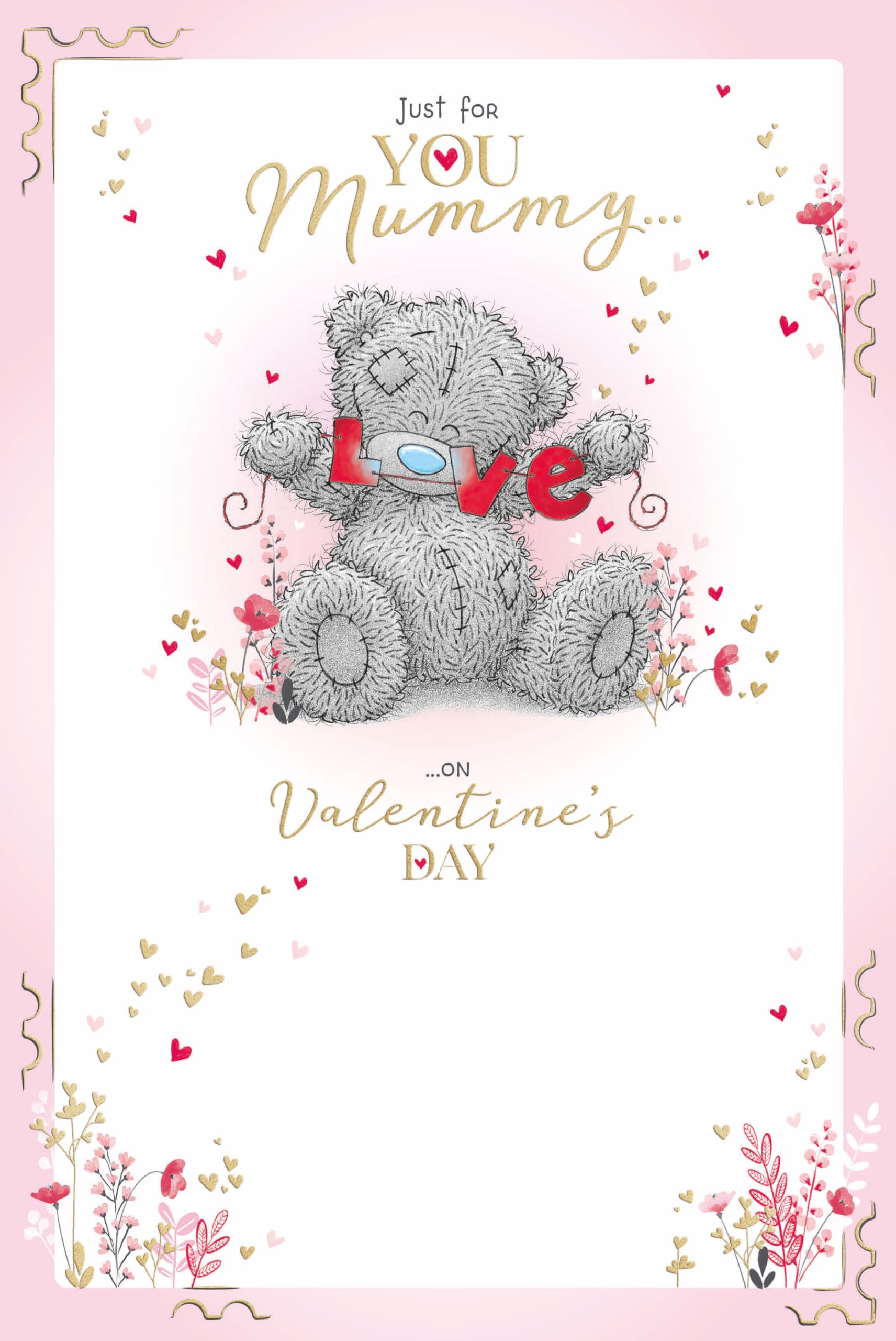 Me To You Tatty Teddy Valentine's Day Card For Mummy 6 x 9 - Official Collection