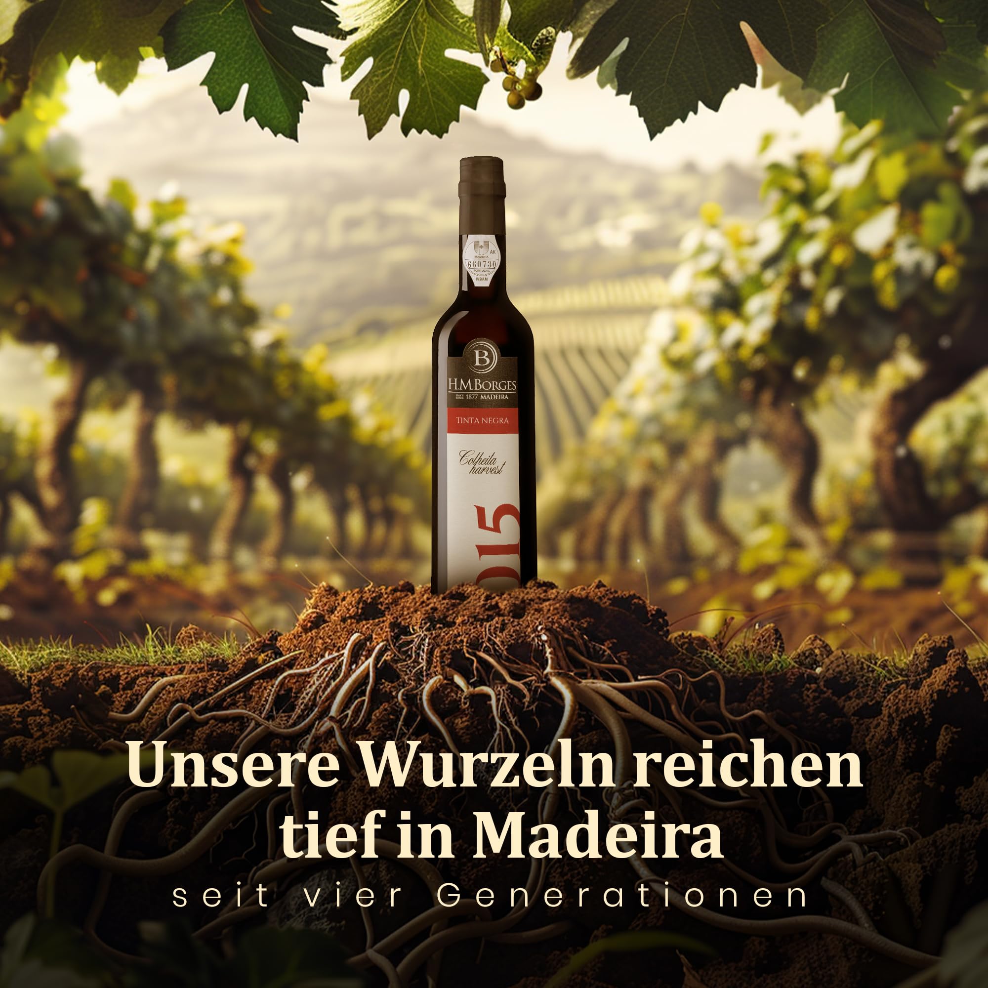 HM Borges, Madeira Wein, 2015, COLHEITA, sweet, 0,5l