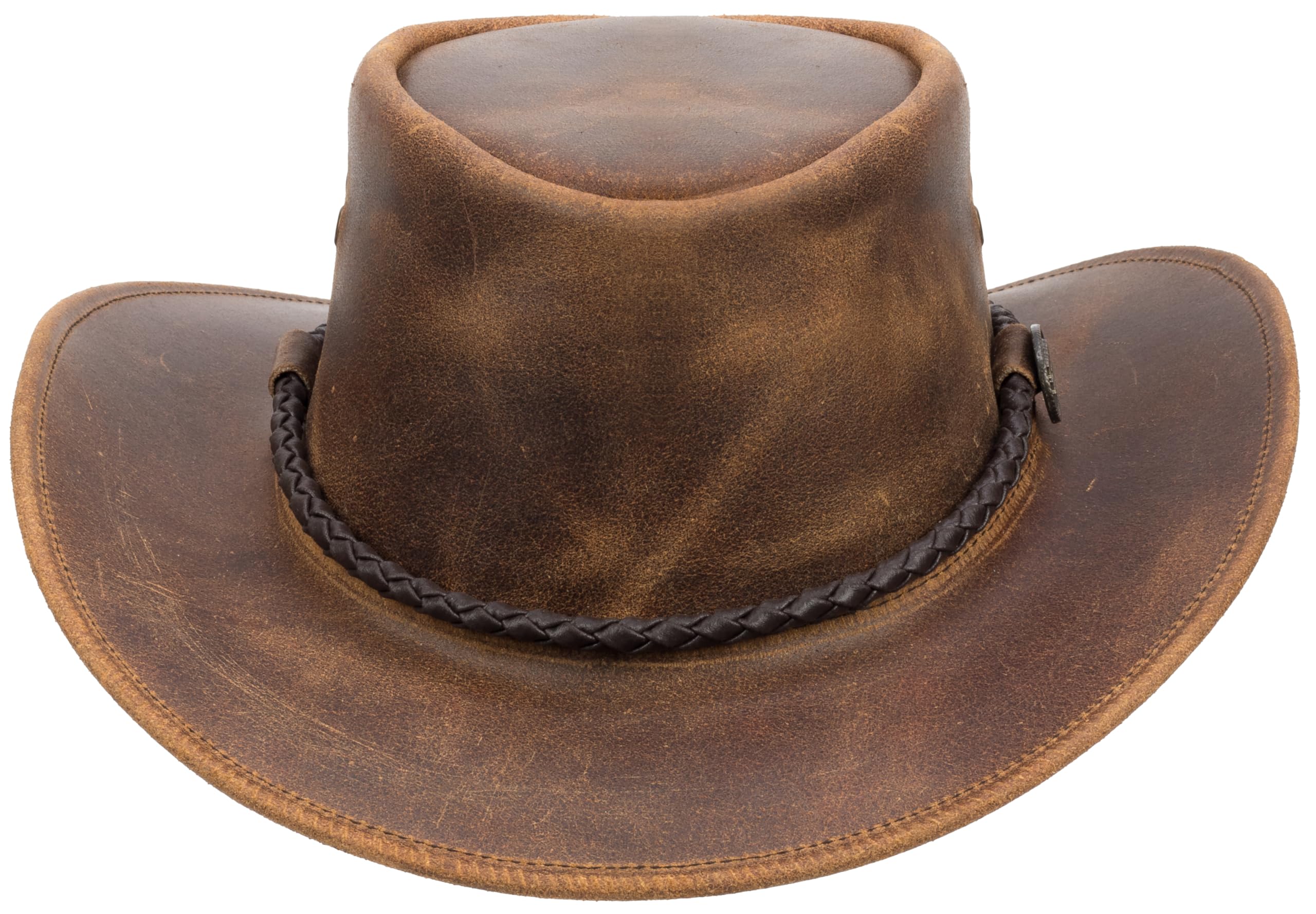 Outback Legend Australien Lederhut Klassischer Cowboyhut Australian Style wasserabweisend Outdoor Camping