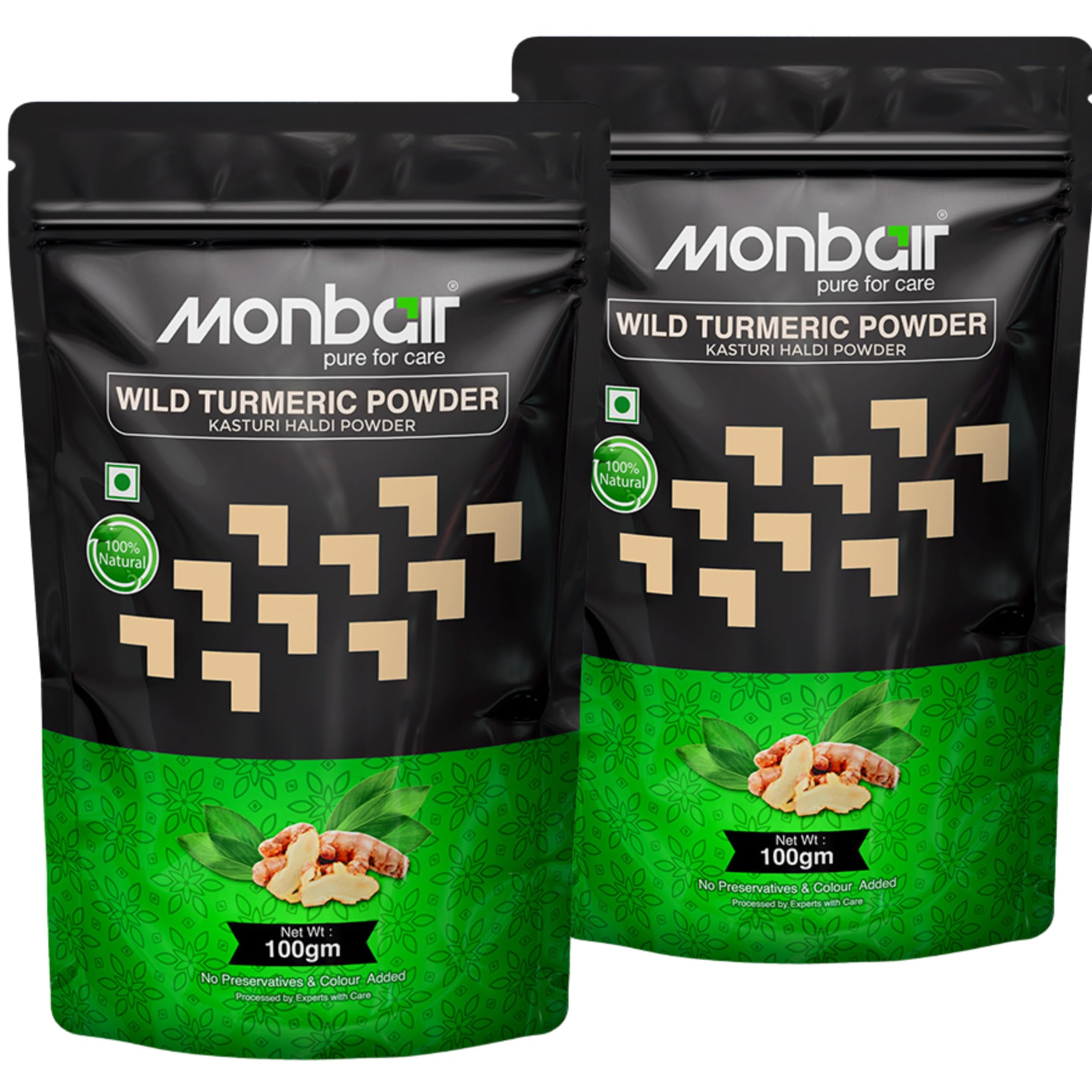 Monbair Combo Wild turmeric powder/Kasturi turmeric/kasturi haldi/kasturi manjal/musk turmeric powder 100% Natural | No Chemicals, No Preservatives, No Pesticides 100 g Pack of 2 (B09Q3LH8JL) Amazon Price History, Amazon Price Tracker