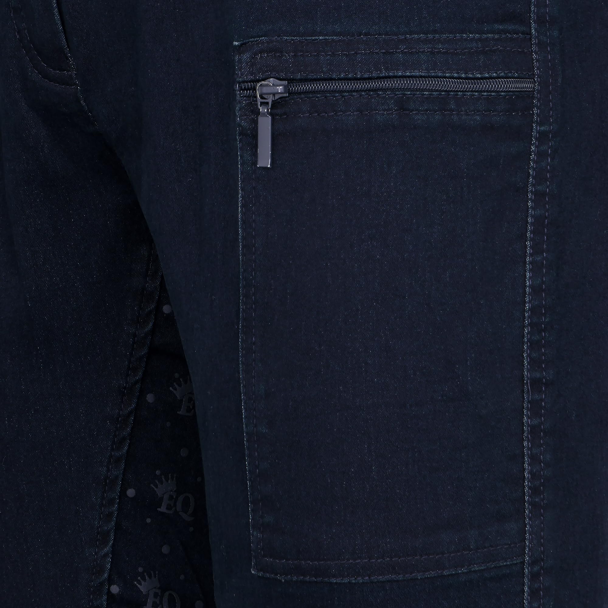 Damskie bryczesy WalsallDenim 25SS – pełne obszycie silikonowe, wysoka talia, kieszeń na telefon komórkowy, bawełna - elastan