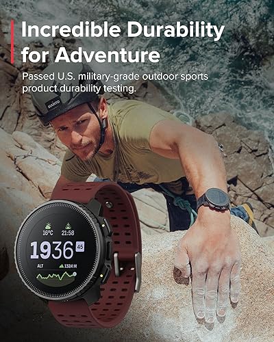Miniatura 10 de SUUNTO Vertical Reloj GPS de aventura, pantalla grande, mapas fuera de línea, carga solar
