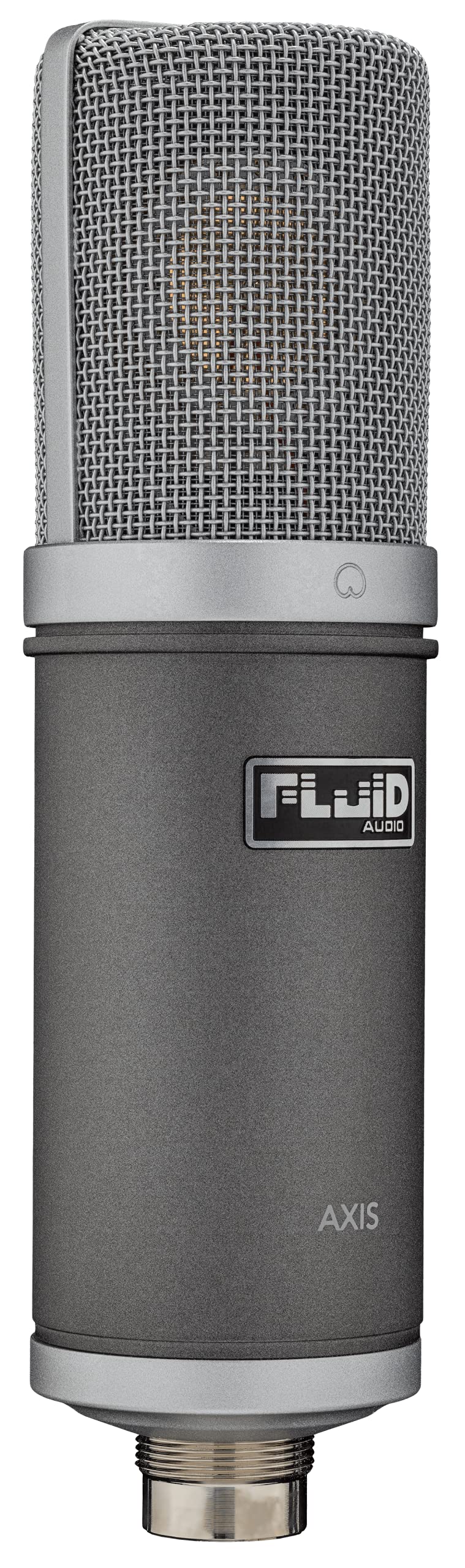 Microfono da studio a condensatore professionale Fluid Audio Axis (diaframma d'oro da 34 mm, diagramma polare cardioide, incluso shockmount, cavo XLR, chitarra, percussioni, 20Hz-20kHz),Nero