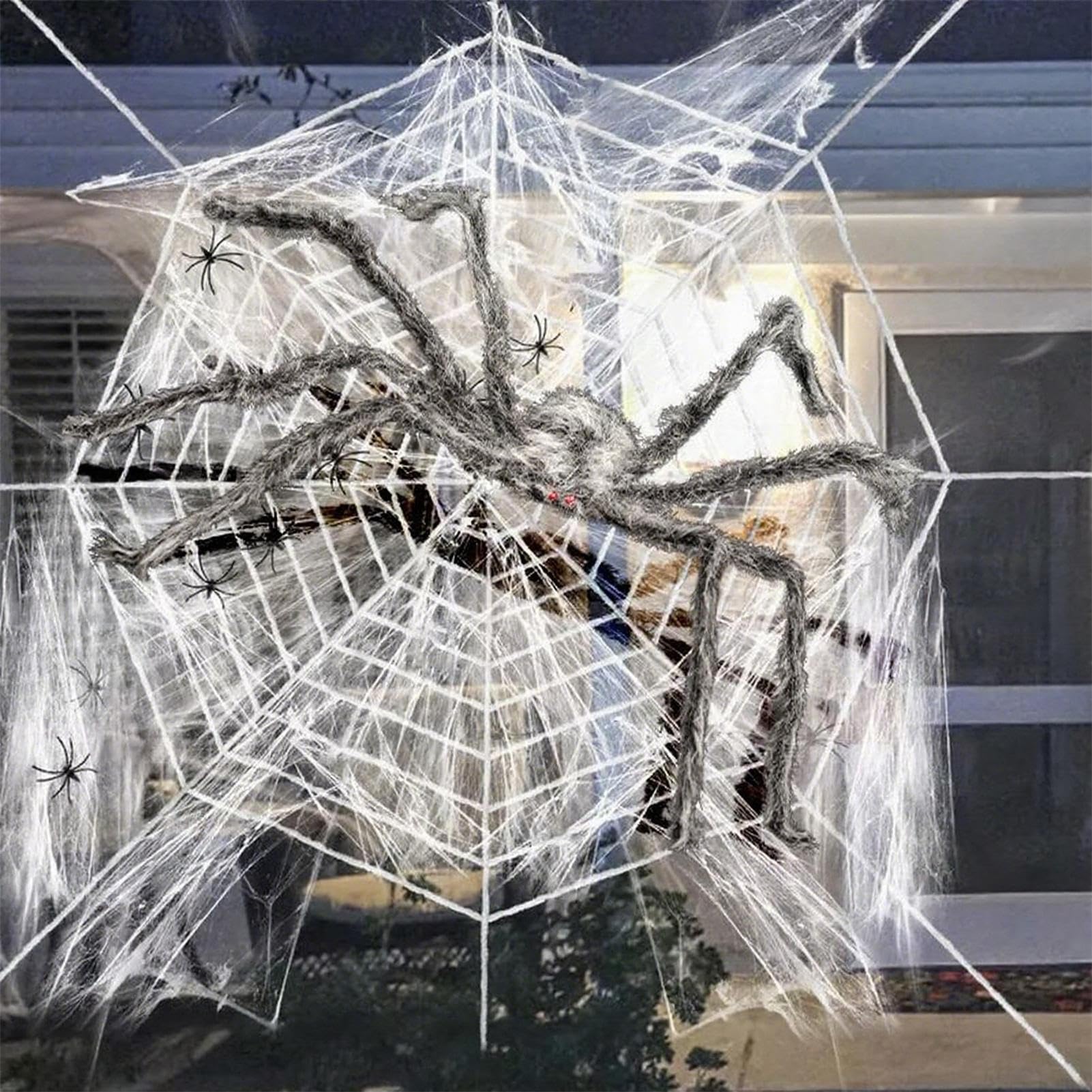 Pająk Na Halloween Straszne Dekoracje Halloweenowe