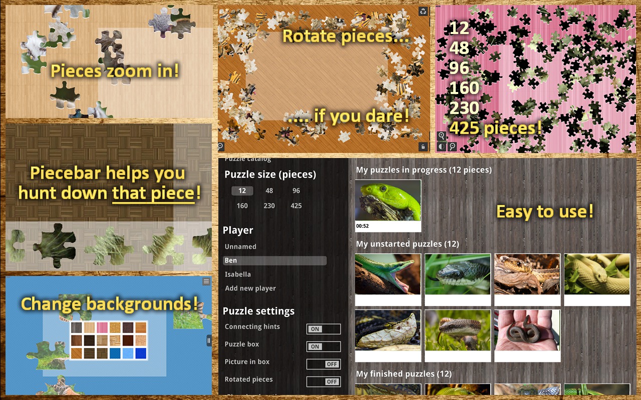 Snakes Jigsaw Puzzles - App on Amazon Appstore