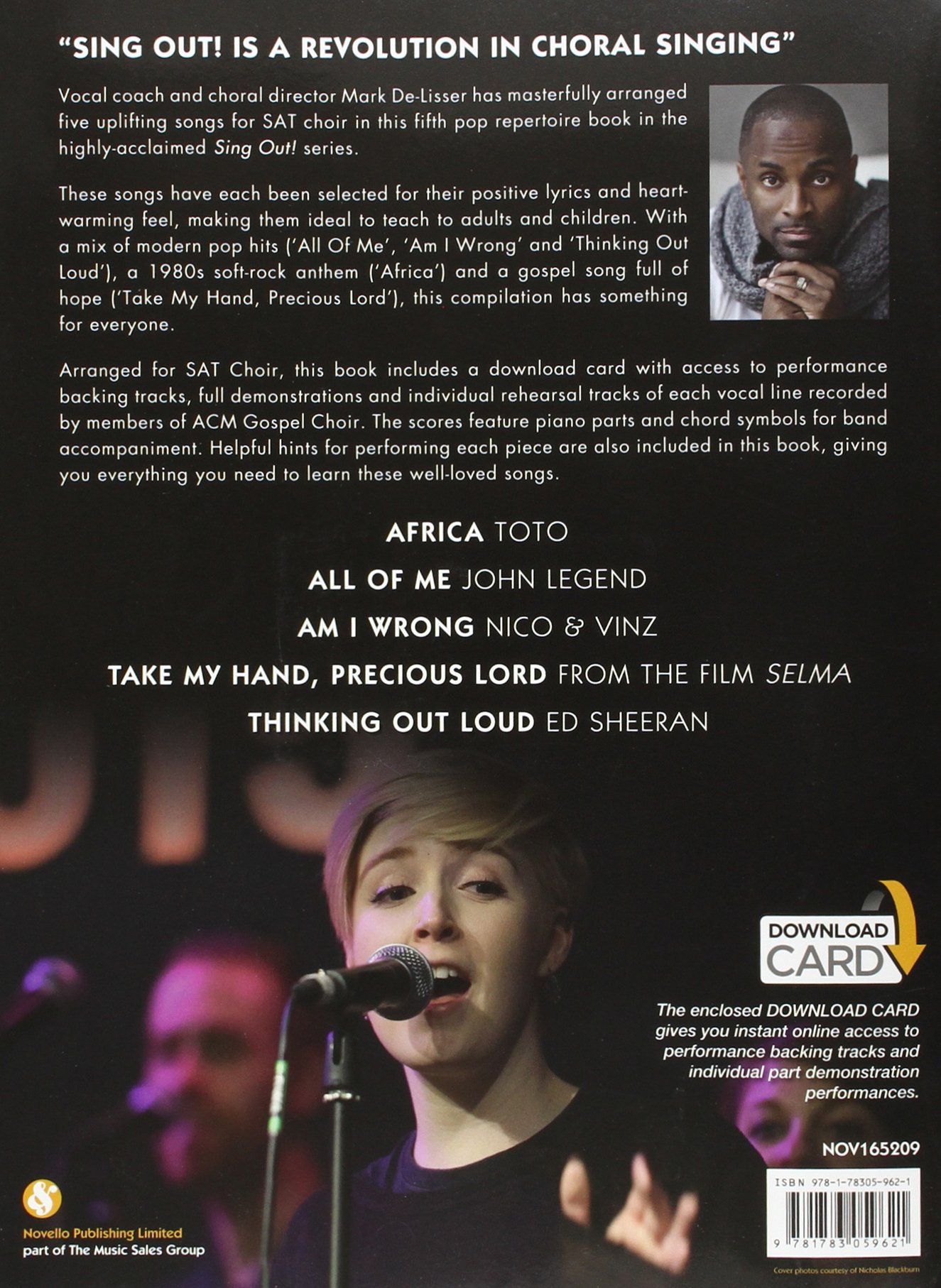 Sing Out! 5 Pop Songs For Today's Choirs - Book 5. Chœur Mixte et Accomp.. Comprend Enregistrement(s) en ligne