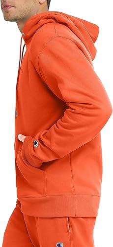 Miniatura 158 de Champion - Sudadera con capucha para hombre, cómoda, de vellón Powerblend (tallas regulares o tallas grandes o altas). Negro - C Logo