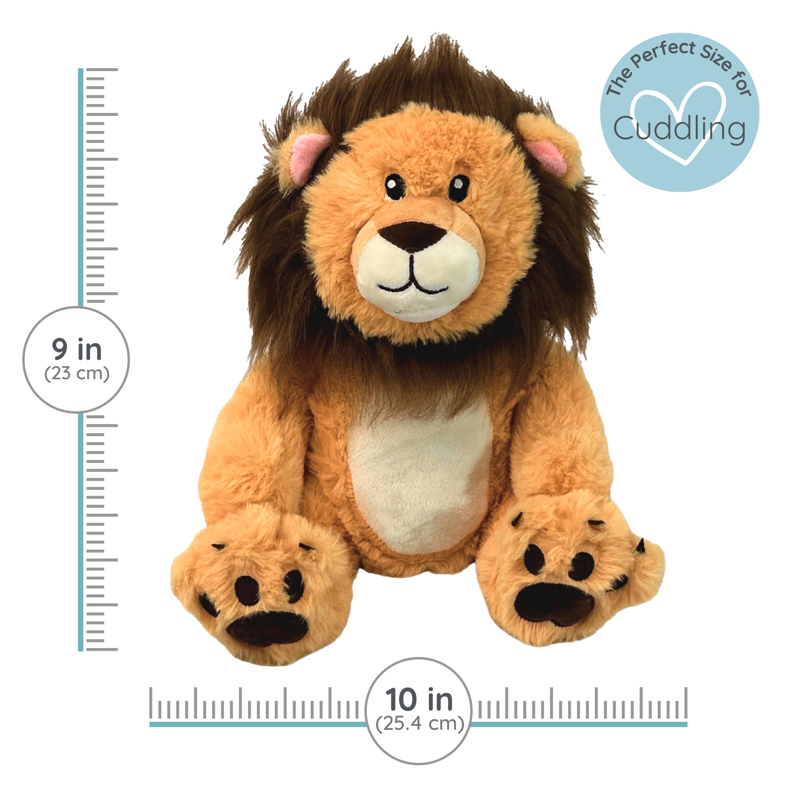 Amazon.com: Lion - Microwavable & Weighted Plush Stuffed Animal