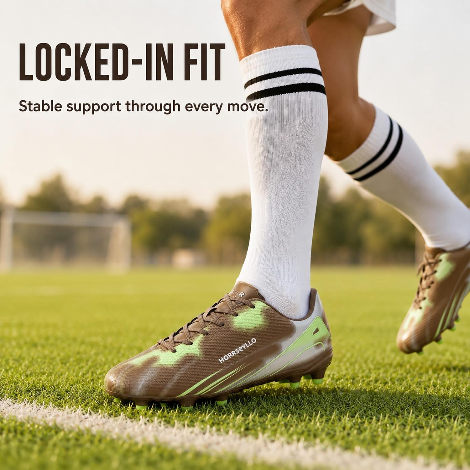 Soccer Cleats for Men and Women Firm Ground Outddor Football Sneakers Training Shoes Outdoor Lightweight Adult Rugby Boots