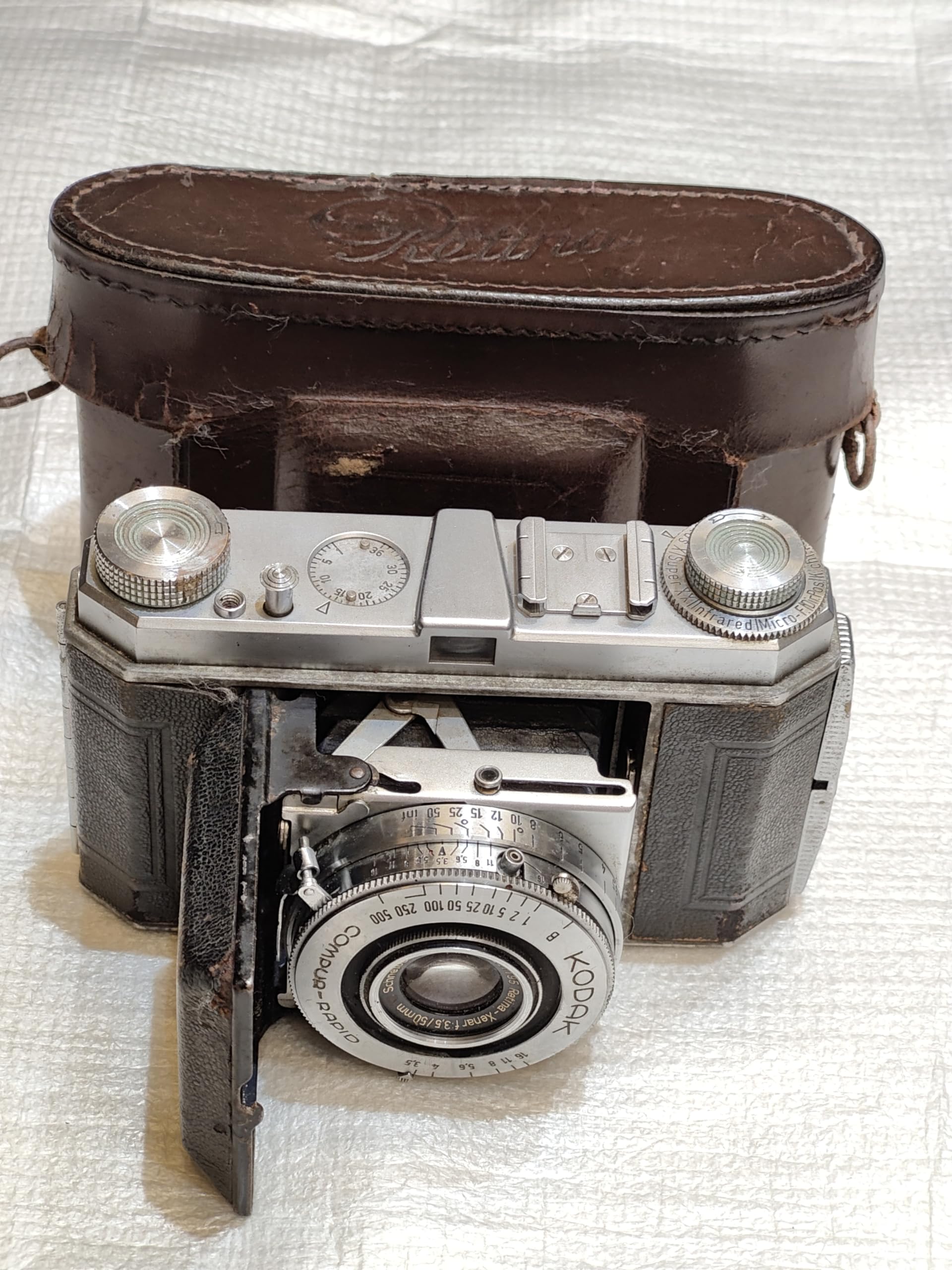 Retina-Xenar Folding Camera - 3.5 Silver USB Camera-image-2