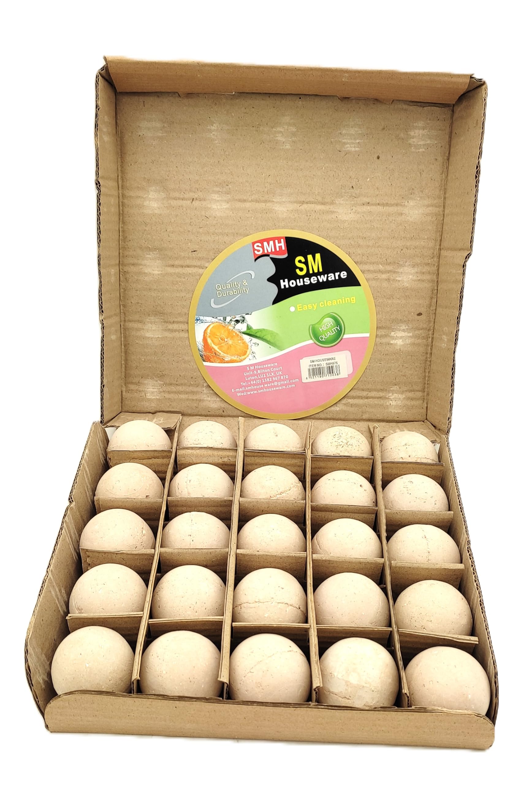 25 Pcs Heavy Duty Tandoor Stone Clay Balls for Oven Tandoori Grill - Catering