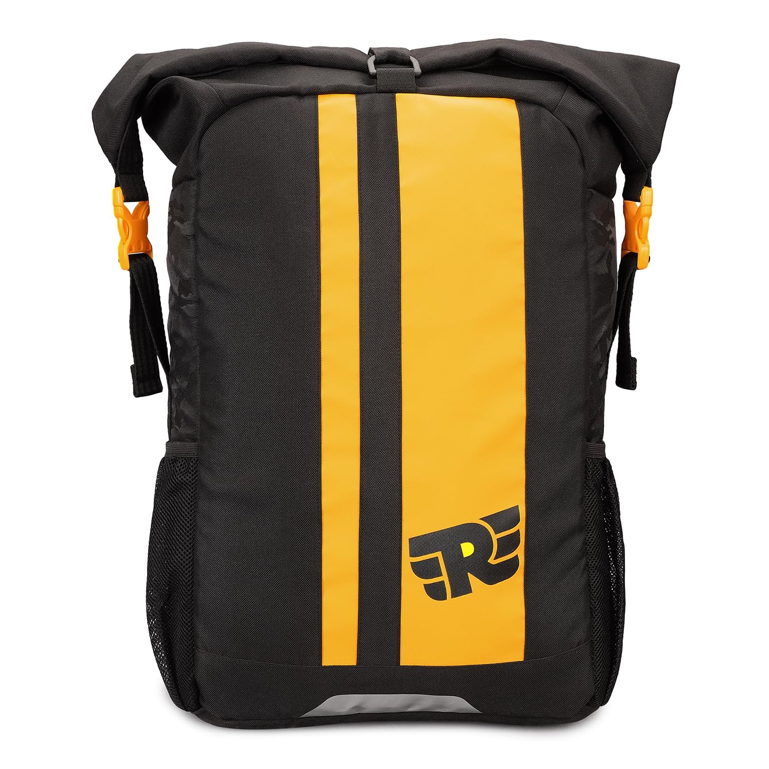 Royal Enfield ELPP Roll Top Bag – Durable 600D Polyester YELLOW ONE SIZE