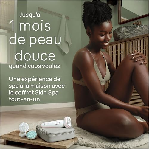 Braun Epilateur Electrique Pour Femmes Silk-épil 9 9-080, Tête Flexible 360° Pour Epilation Facile, Etanche, Sans Fil, Avec Tête De Rasoir, Brosse Exfoliante Et Sabot Tondeuse, Kit De Spa Tout-En-Un - 2