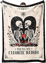 Gifts for Him Her, Anniversary Halloween Blanket for Women Men, Birthday Gifts for Boyfriend Girlfriend, I Love You Gift, Engagement, Wedding Gift for Wife, Husband, Couple, 60