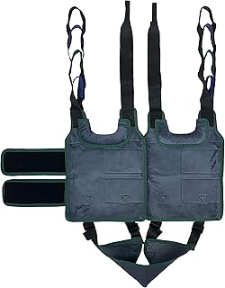 Tuffcare Walking Assist Patient Lift Sling- Solid Fabric Polyester Patient Lift Slings - Compatible with Tuffcare, Hoyer, Invacare, McKesson, Drive, Lumex, Medline, Joerns and Moreâ€¦ (Large)