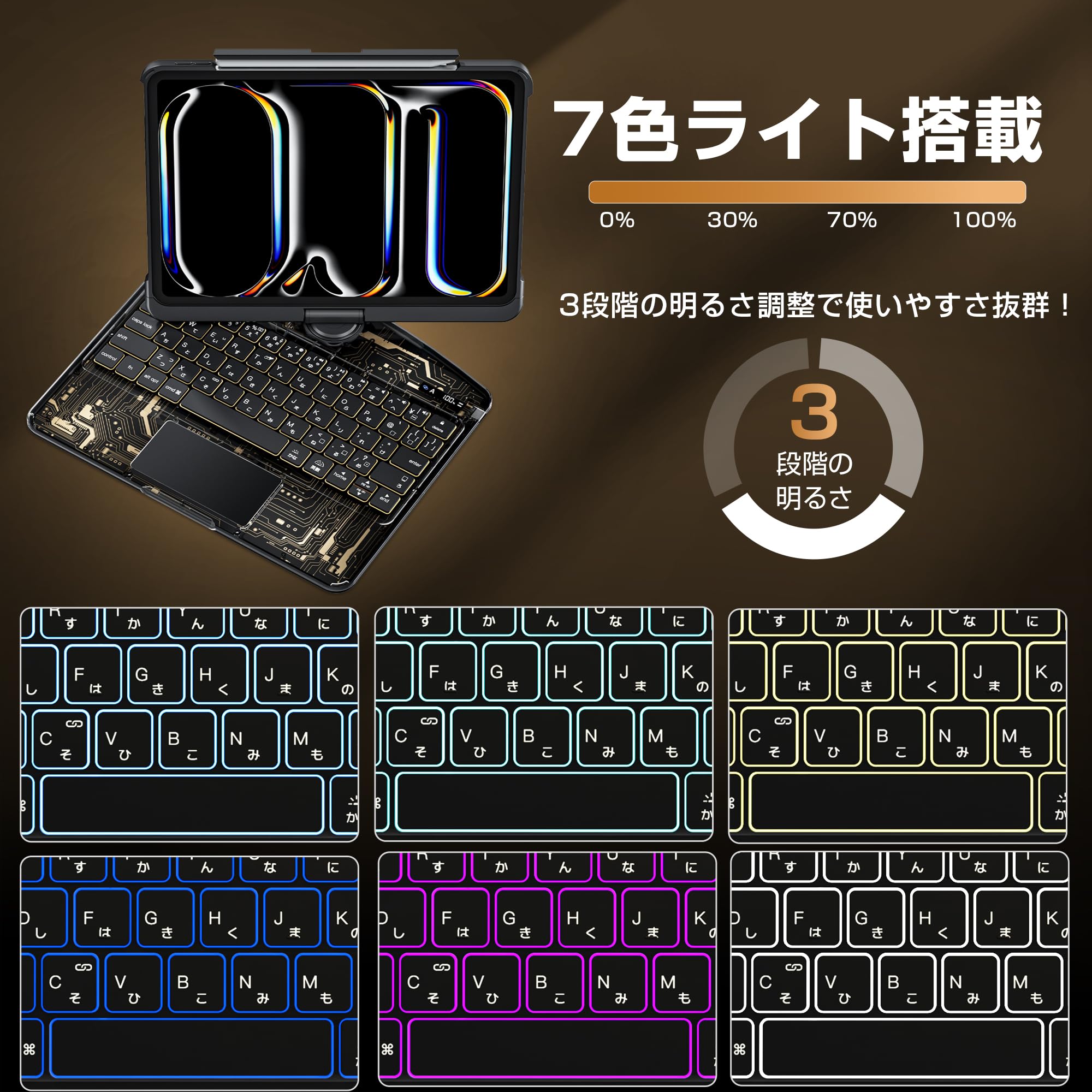 Amazon.co.jp: ifacemall ipad キーボード付きケース iPad Pro 13