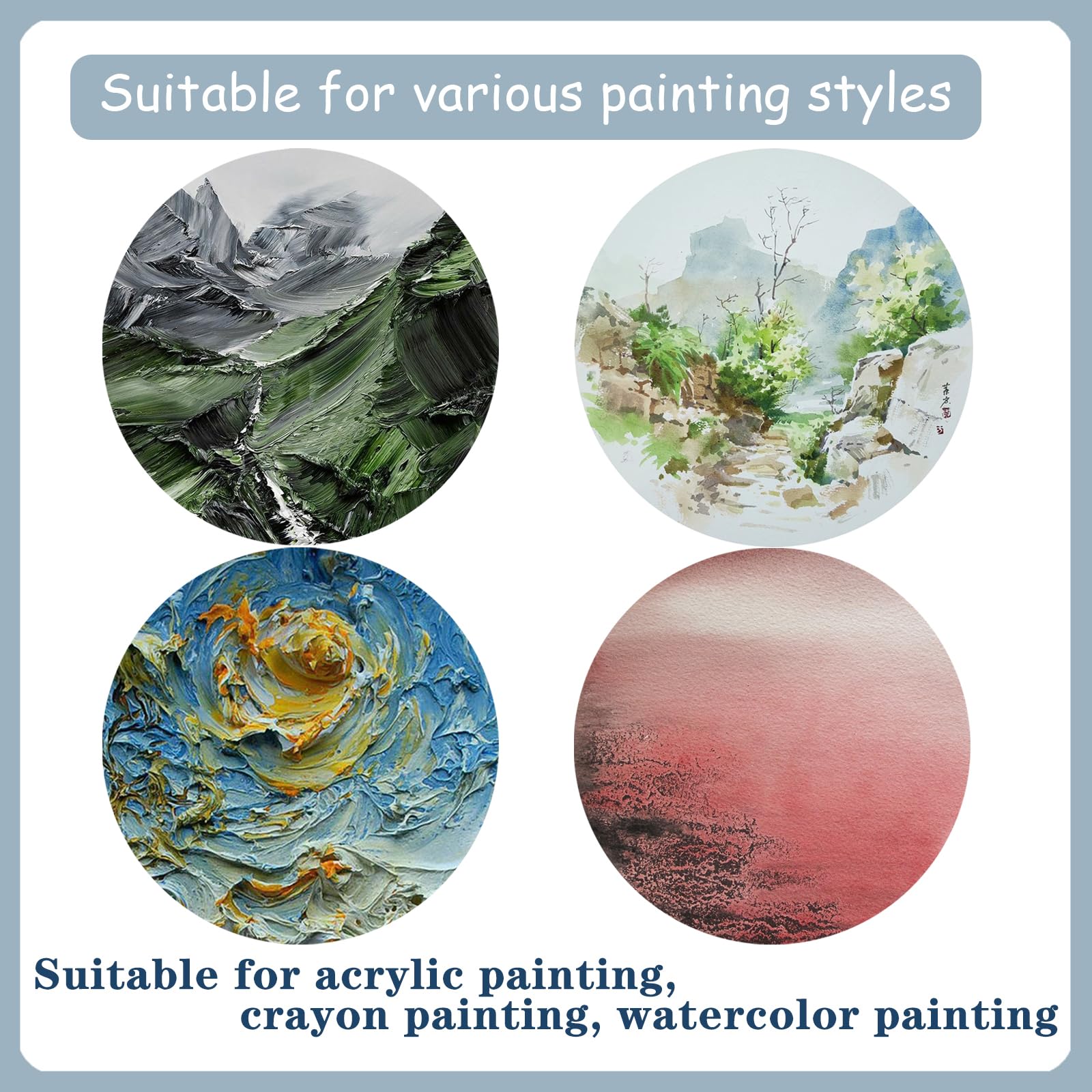 Bloc Aquarelle Cartes Postales 50 Feuilles Aquarelle Coton 300g - Papier Artistique Naturel - Pour Cartes Postales DIY Papier Peinture Aquarelle Blanc Naturel