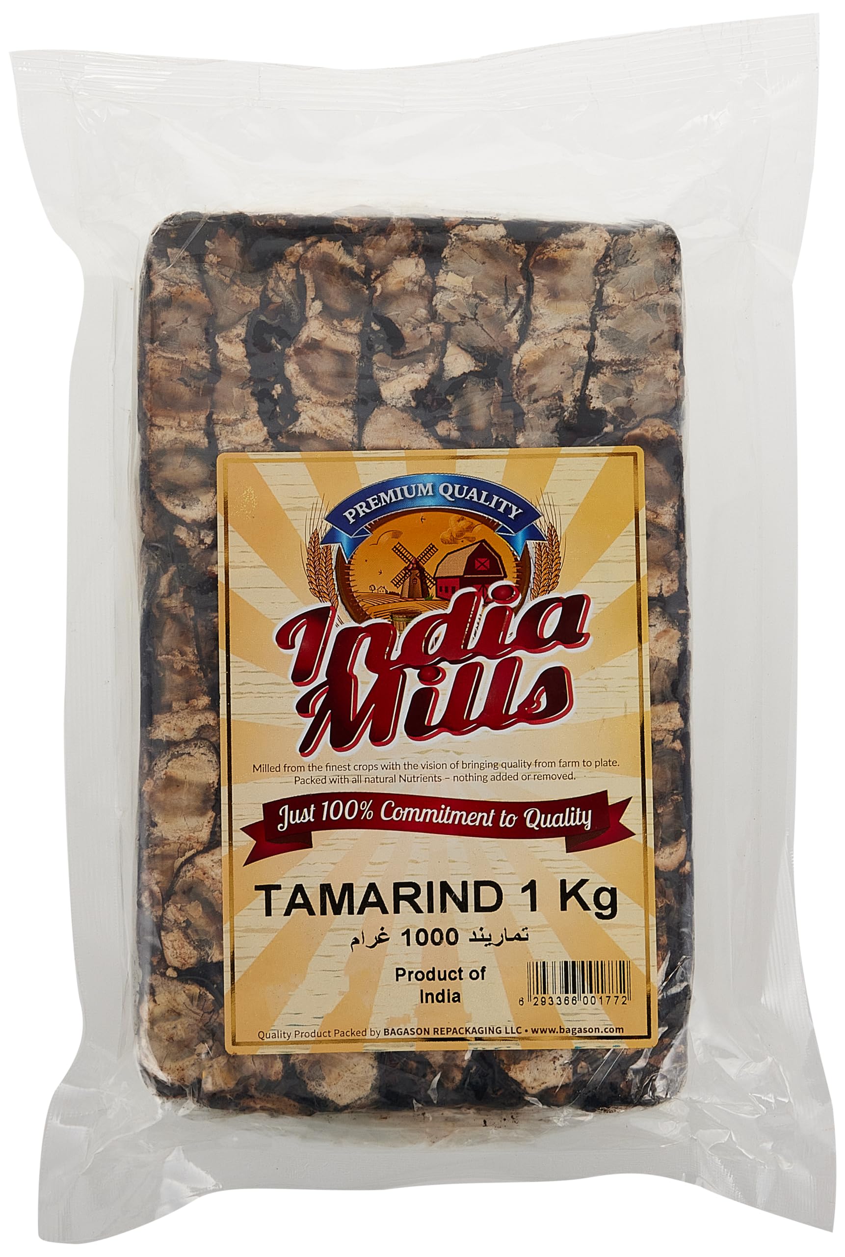 INDIA MILLS Tamarind, 1 Kg