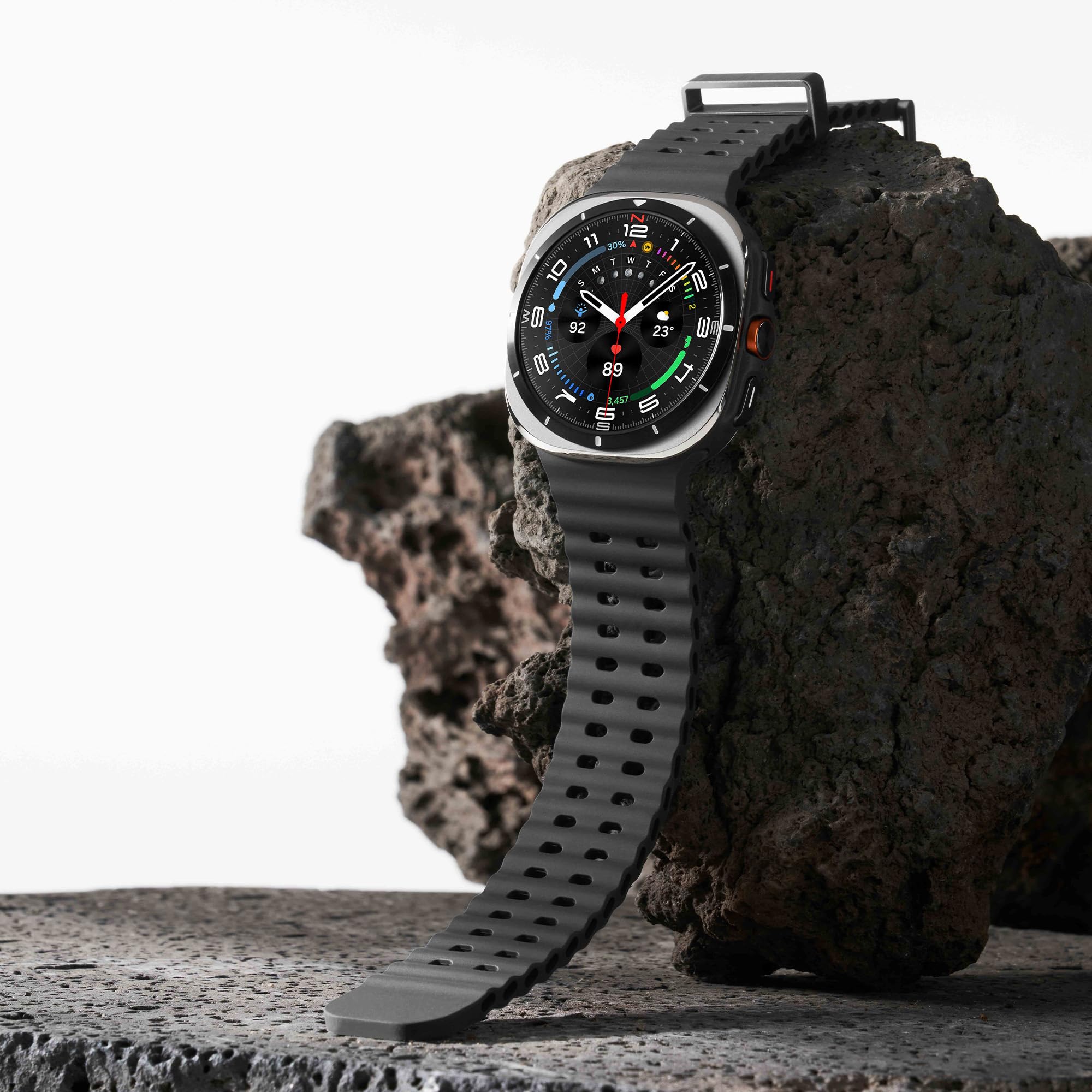 Samsung Galaxy Watch Ultra (2025) Smartwatch mit Galaxy AI, Fitness-Uhr, Marine Band, Titan-Gehäuse, Schnellbutton, Dual-GPS… – Ansicht 2