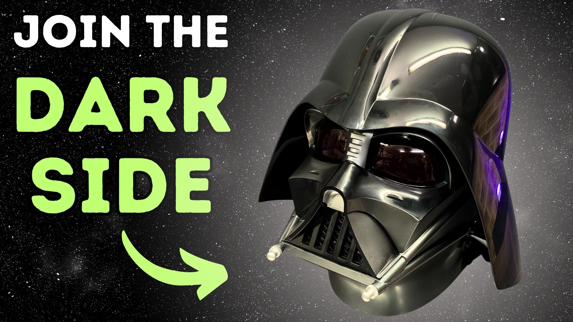 Watch This Darth Vader Helmet Will Make You Join The Dark Side on Amazon Live
