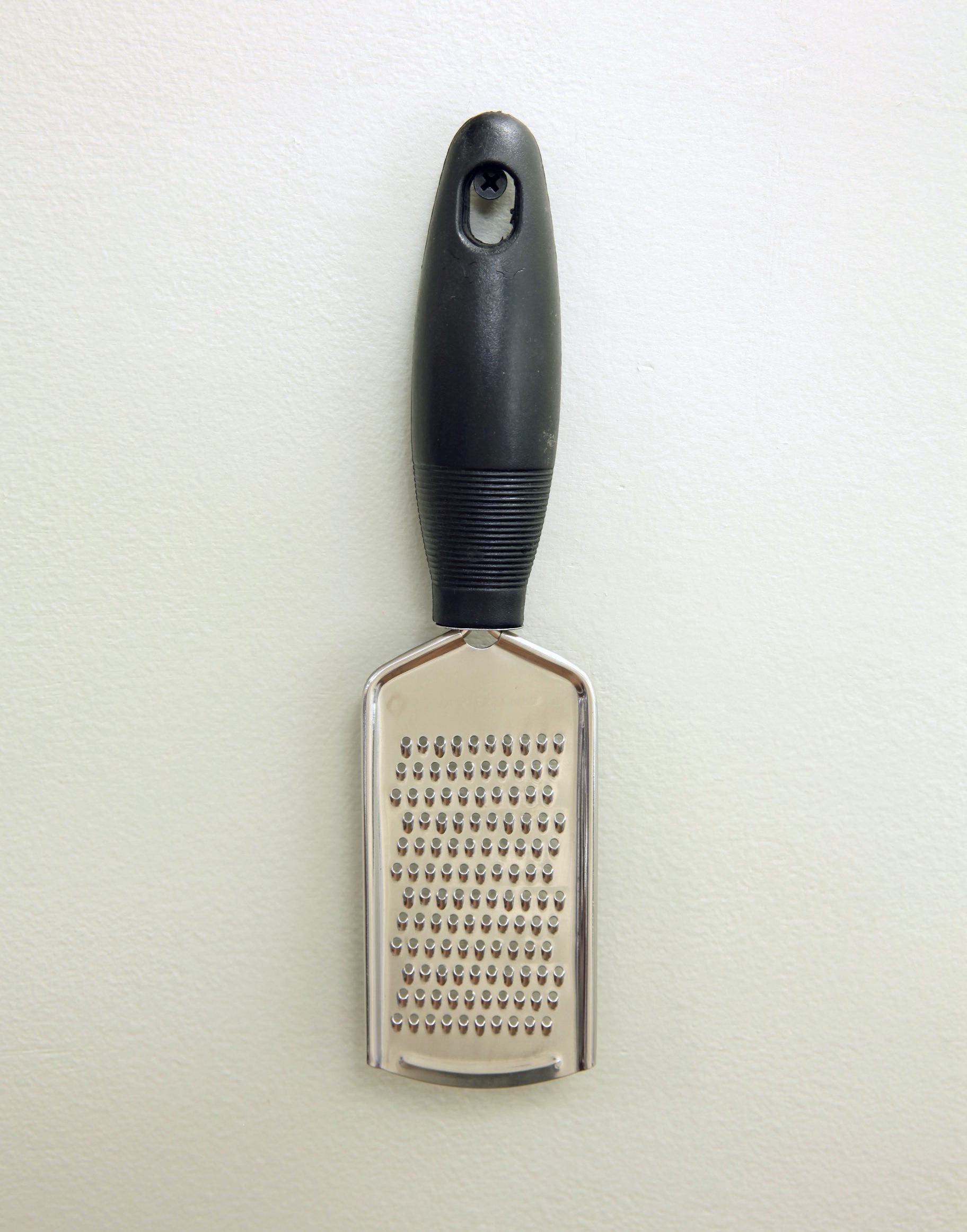 Everyday Kitchenware Double-Sided Parm Cheese Grater with Black Handle