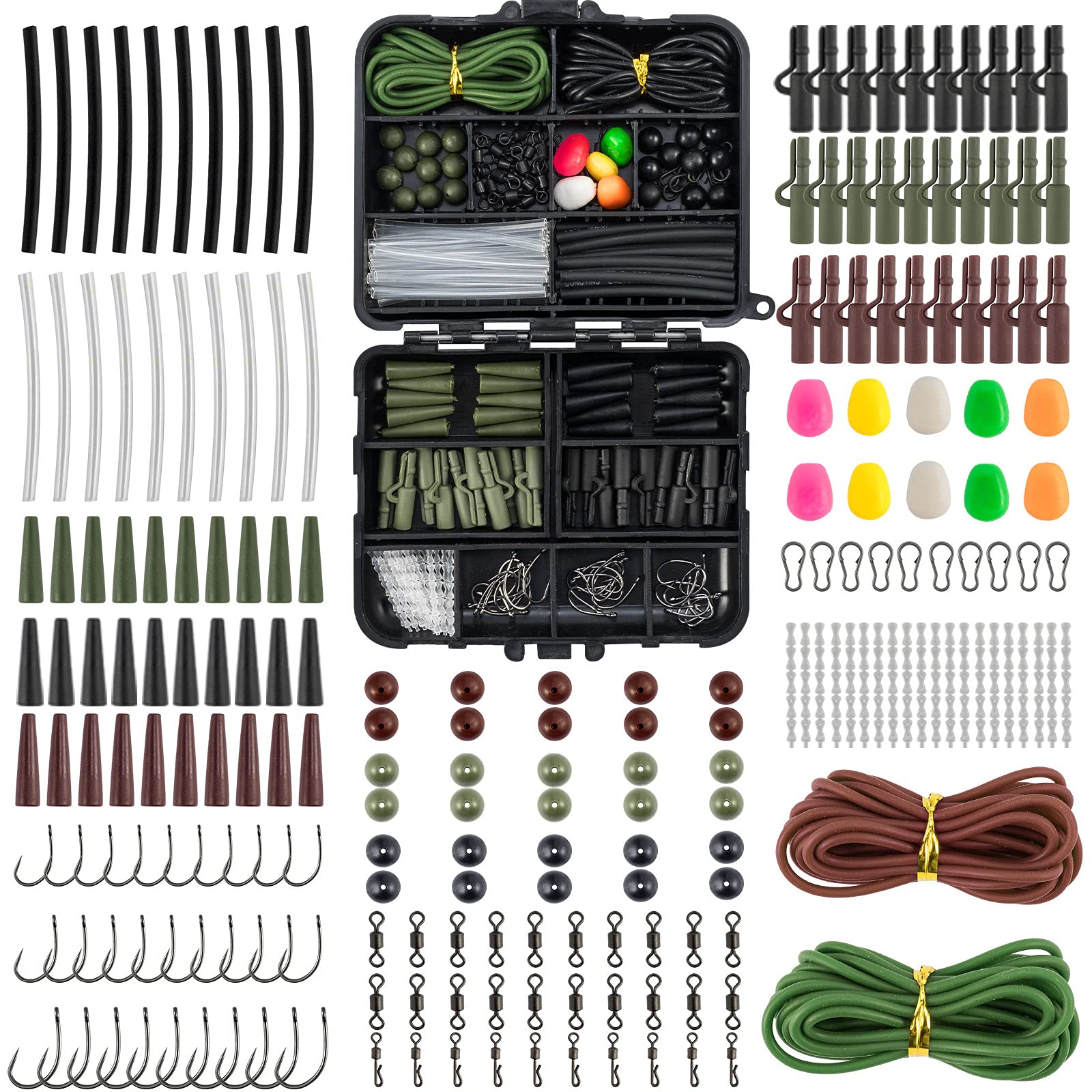 Dr.Fish Girelle A Barile Per Pesca: Set Da 30 Pezzi In Acciaio Inox, Robuste E Anticorrosione Per Acqua Dolce E Salata (Forza 8kg-90kg)