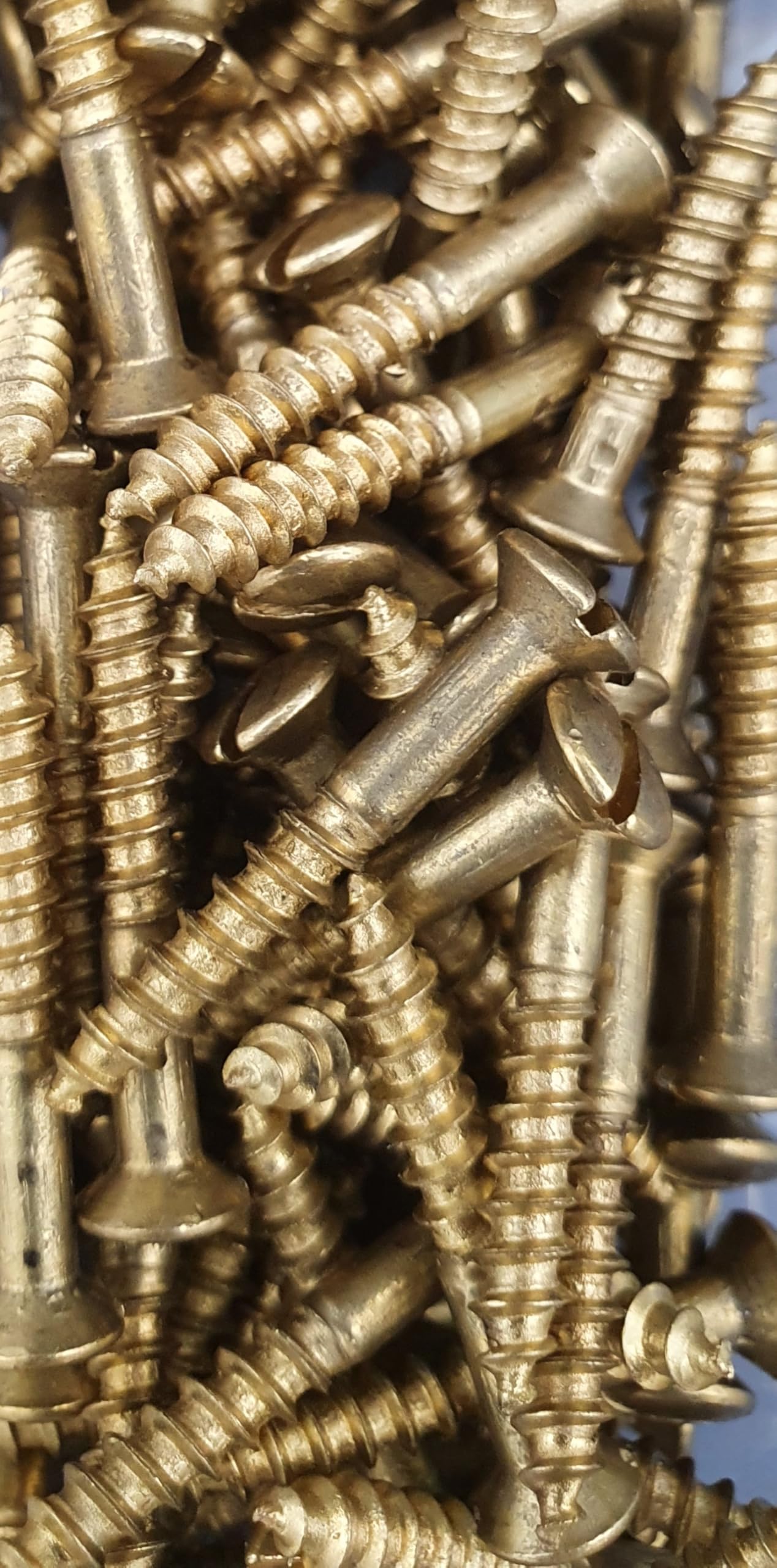 300 tlg. Set | Messing Holzschrauben Sortiment DIN 95 – Linsensenkkopf Schlitz – Messing Blank – 1,6mm & 2mm Durchmesser in praktischer Aufbewahrungsbox