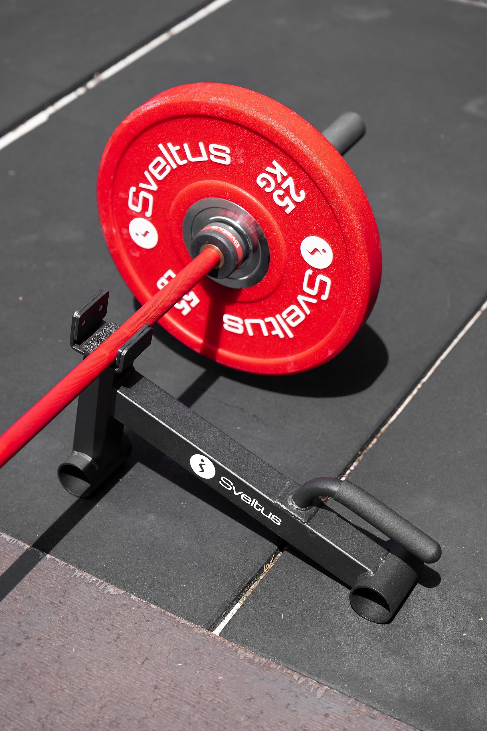 Sveltus Deadlift Podnośnik dla dorosłych Unisex, czarny, pojedynczy