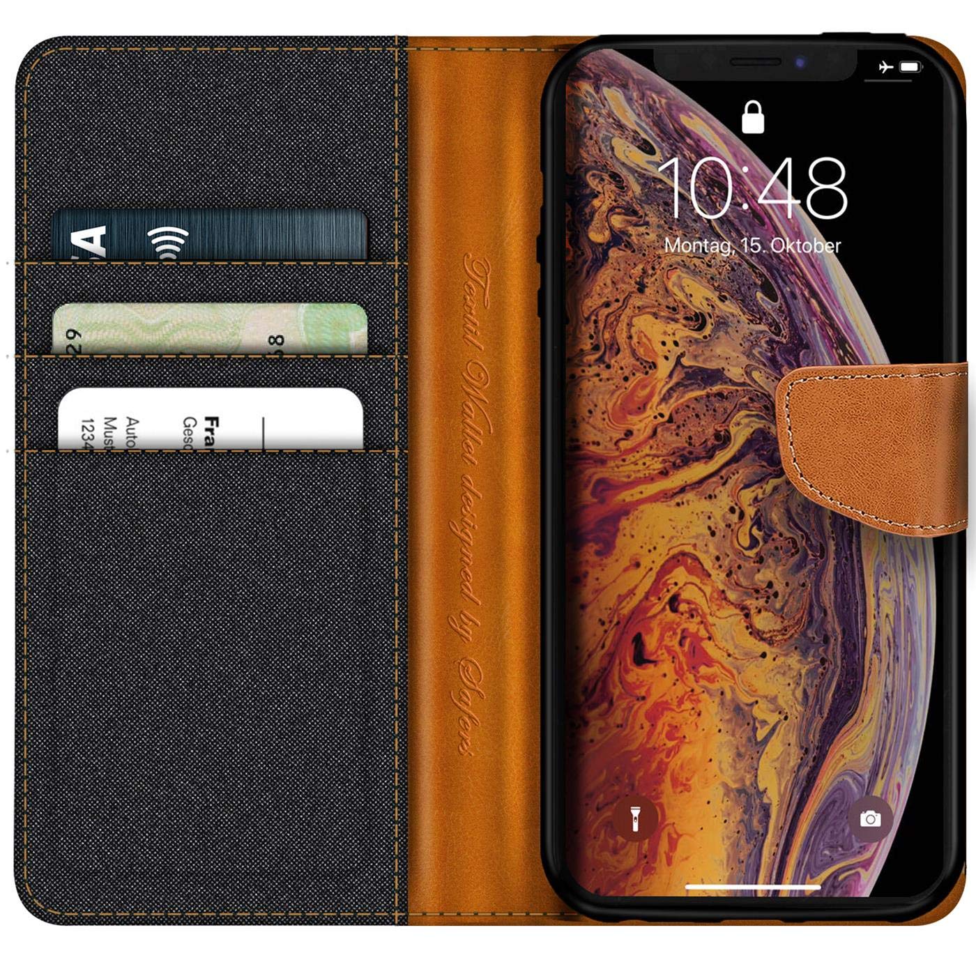 Verco Phone Wallet Case compatible with the iPhone XS - Image 2