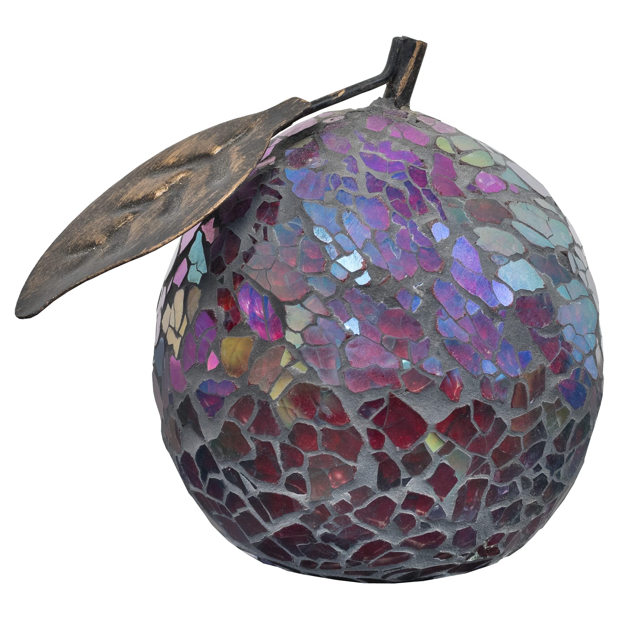 Design By Pepper Mosaic Multicoloured Glass Orange Mosaic Fruit Table Centrepiece Fruit Bowl Coffee Table Decor