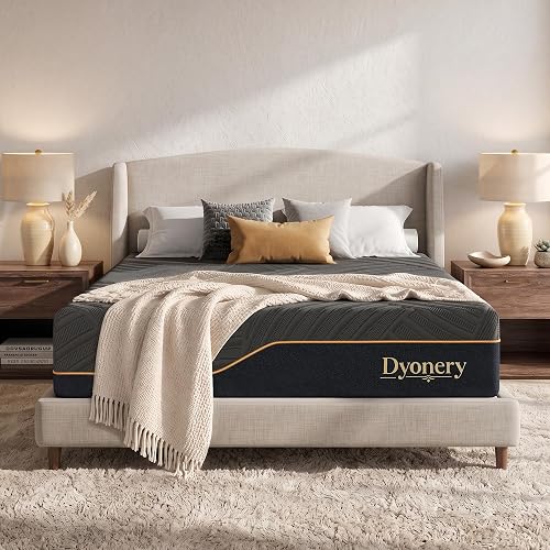 Dyonery King Size 14 Inch Cooling Copper Gel Memory Foam Mattress