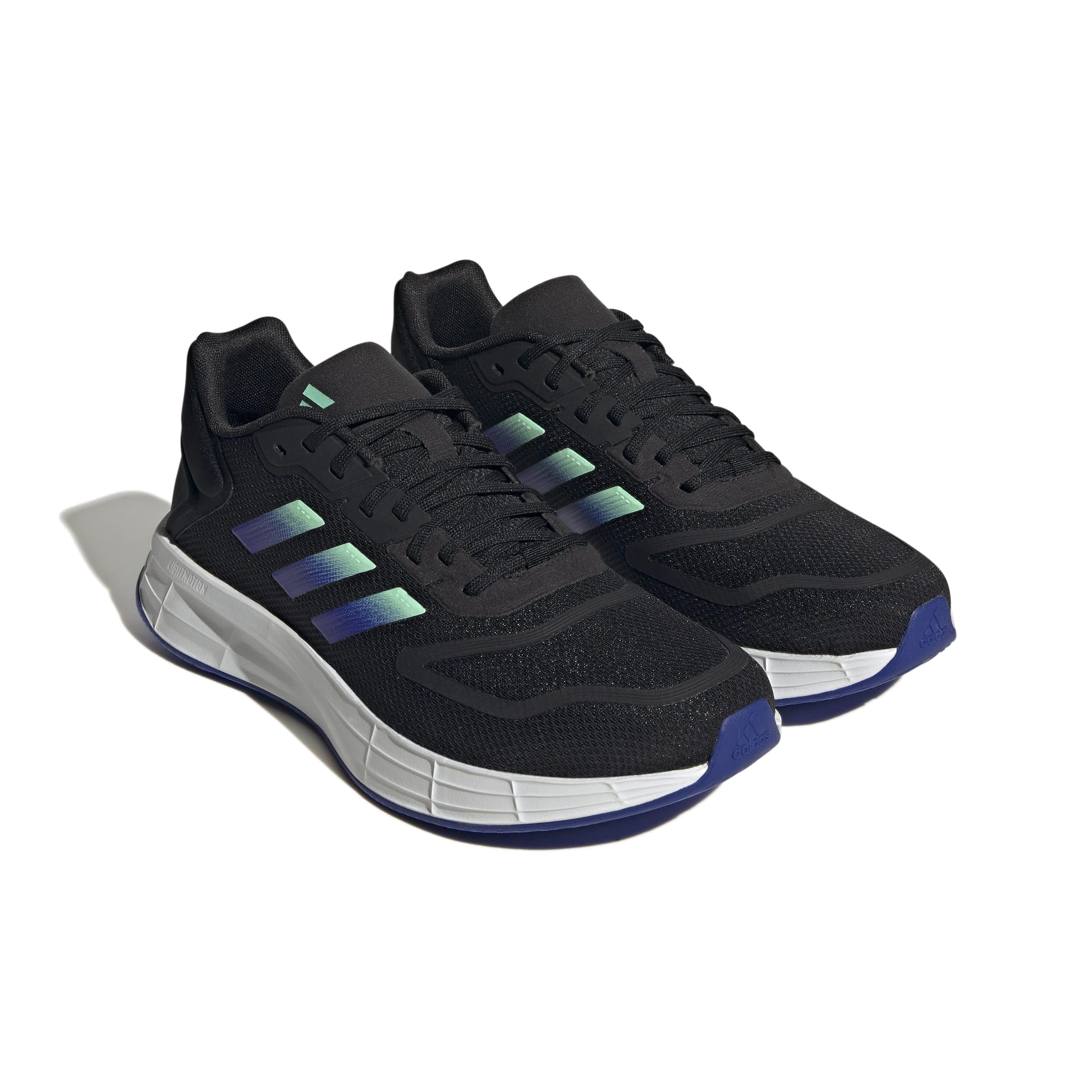 adidas Scarpe da Running Nero/Blu Uomo Duramo 10