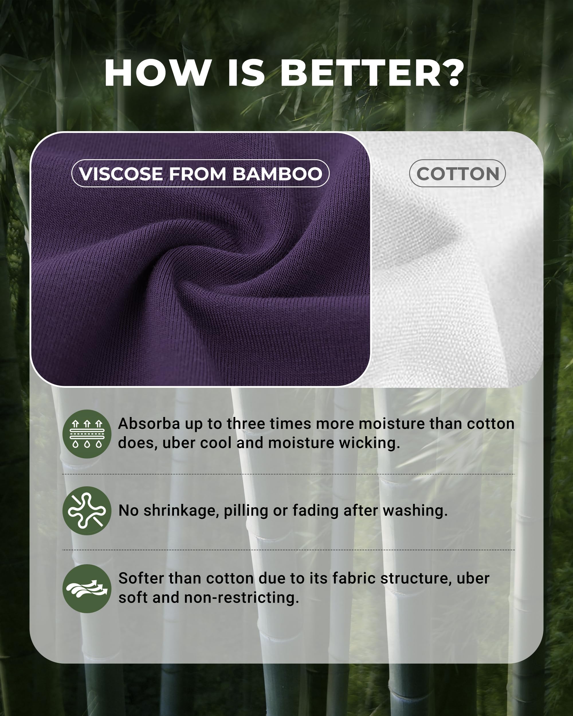 BAMBOO COOL Damen-Unterwäsche, Bikini-Unterhose, Spitze, Hipster, weich, Stretch, Feuchtigkeitstransport, Höschen für Damen, 6er-Pack